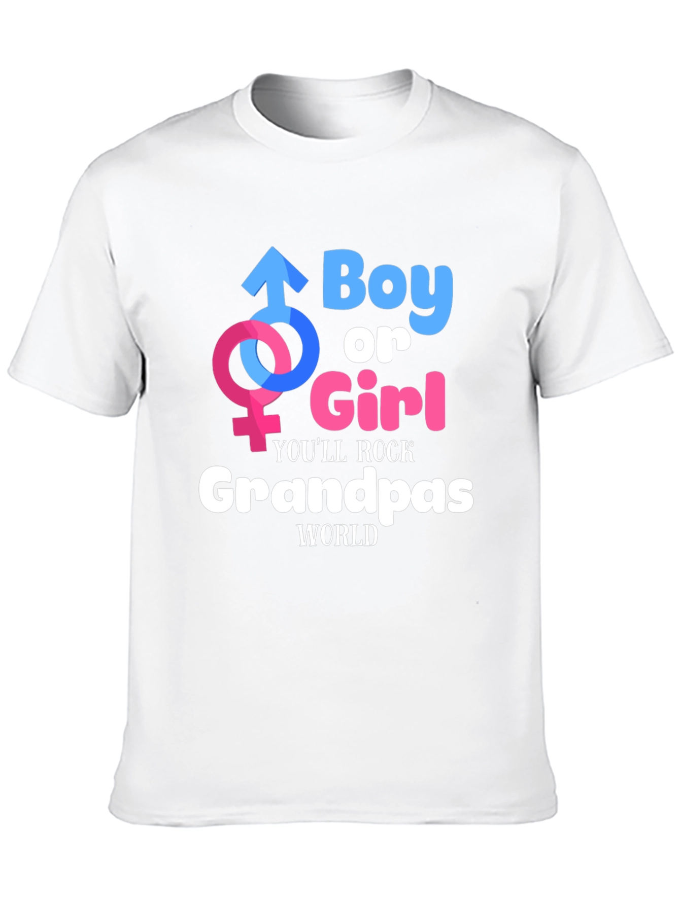Boy or Girl Grandpas World T-Shirt