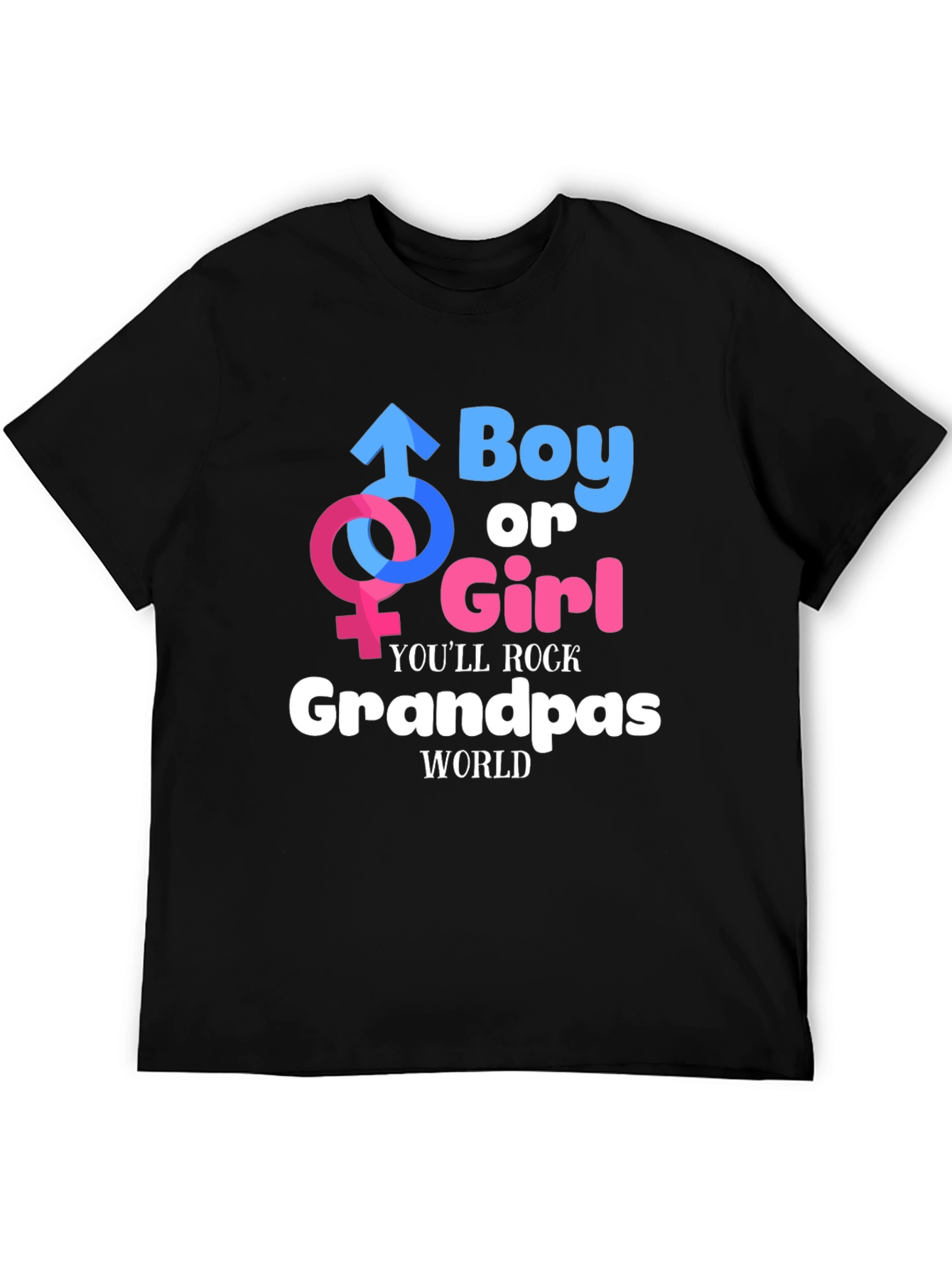 Boy or Girl Grandpas World T-Shirt