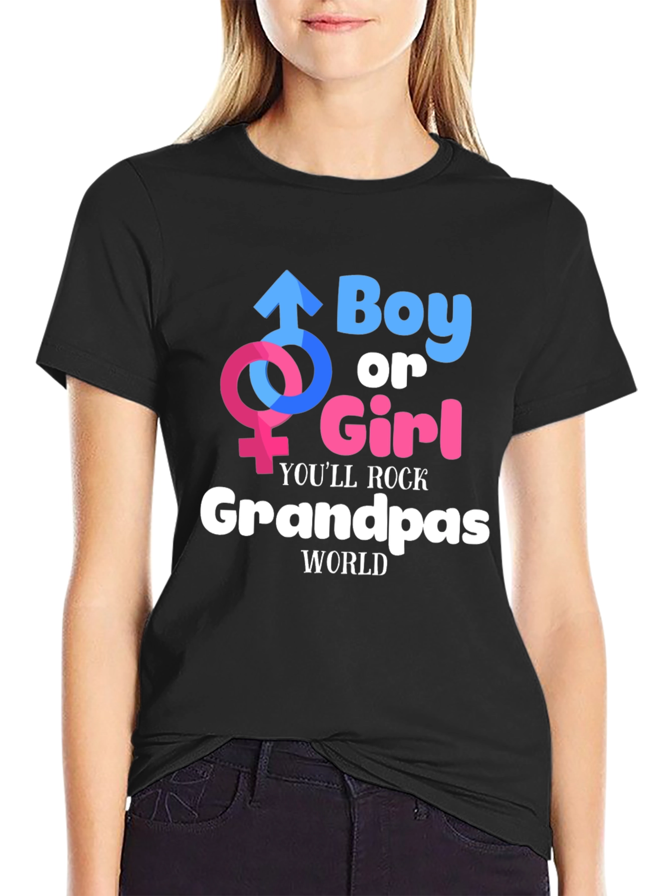Boy or Girl Grandpas World T-Shirt