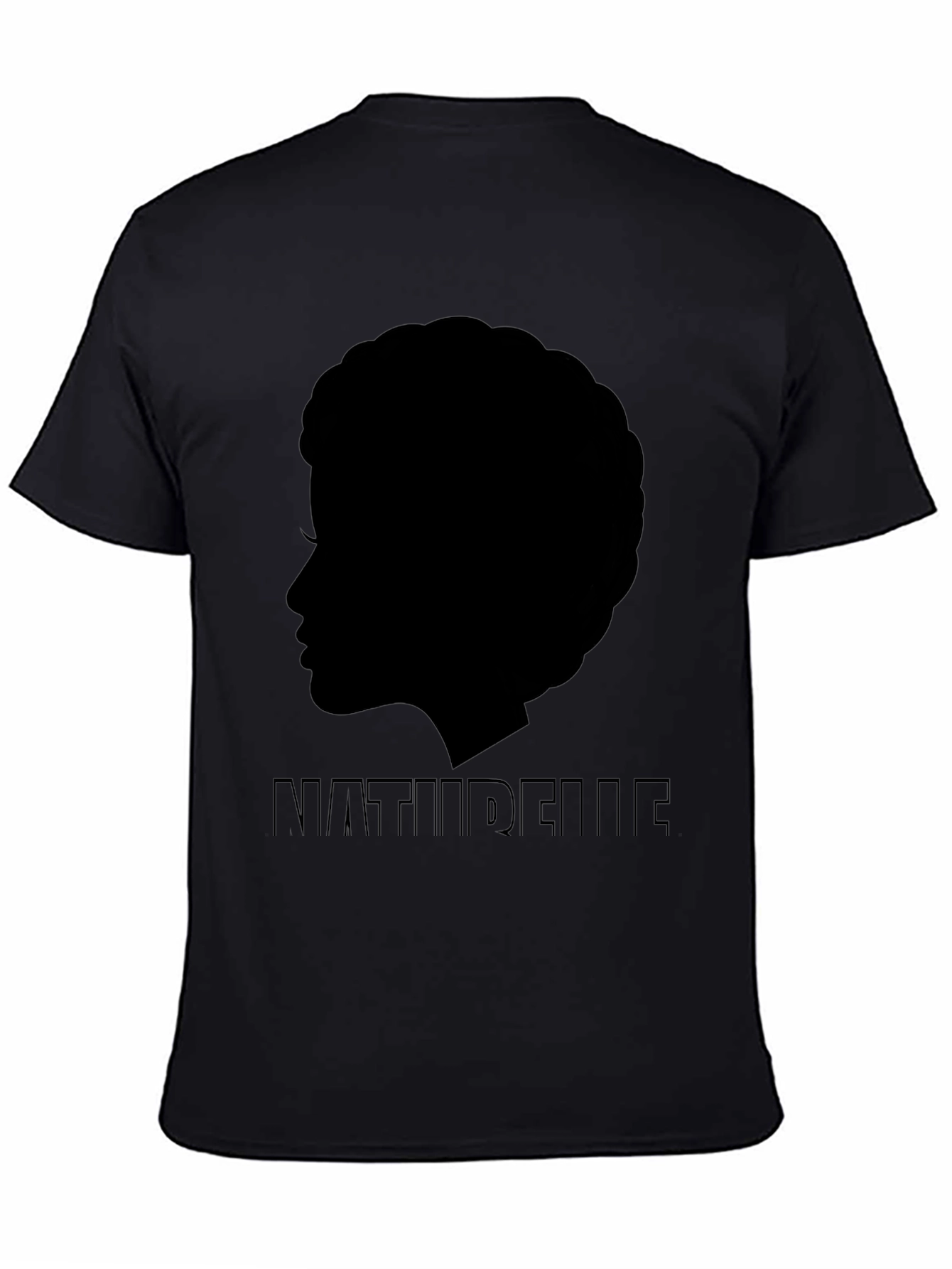 Naturelle Afro Silhouette Black T-Shirt