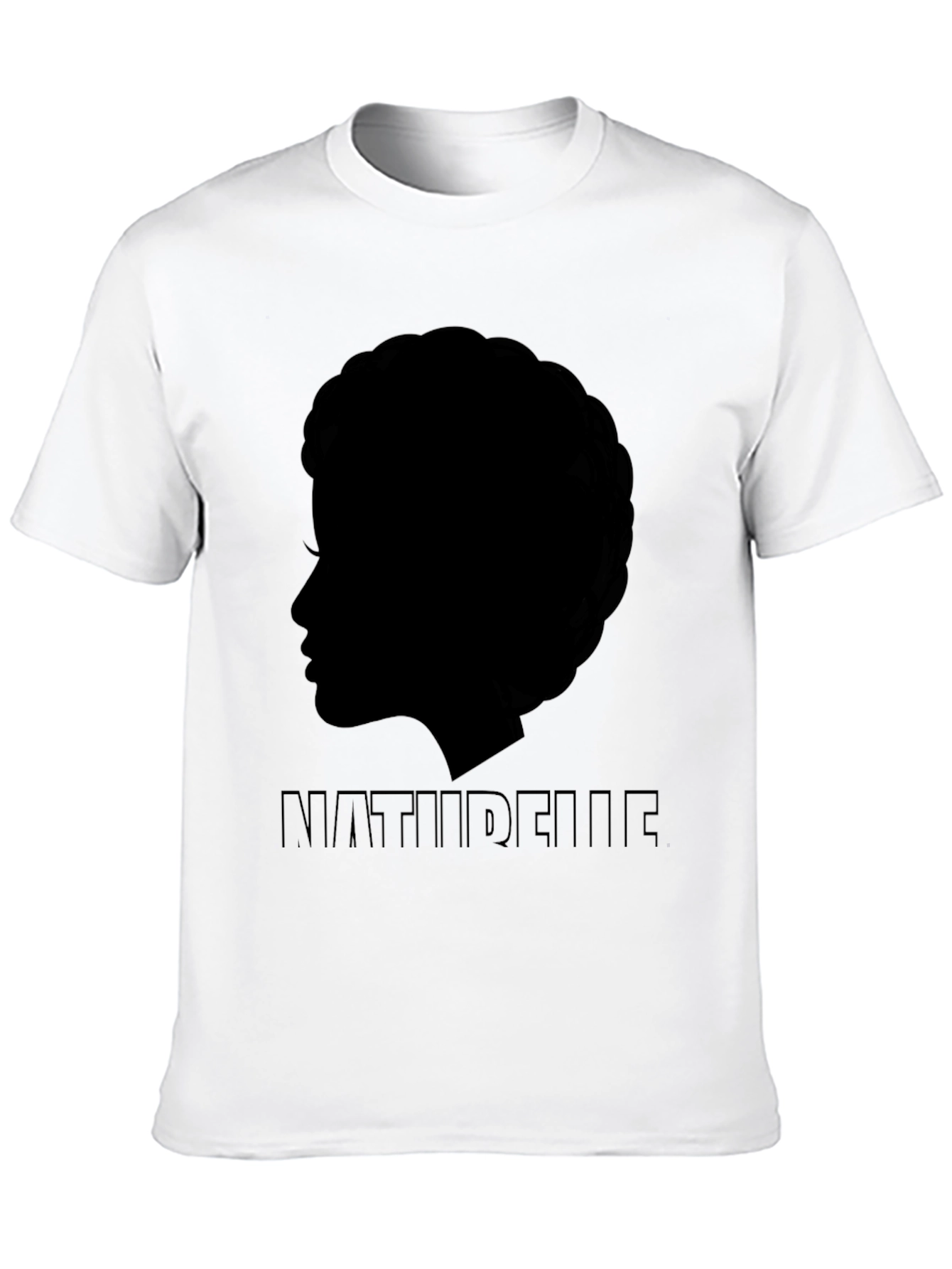 Naturelle Afro Silhouette Black T-Shirt