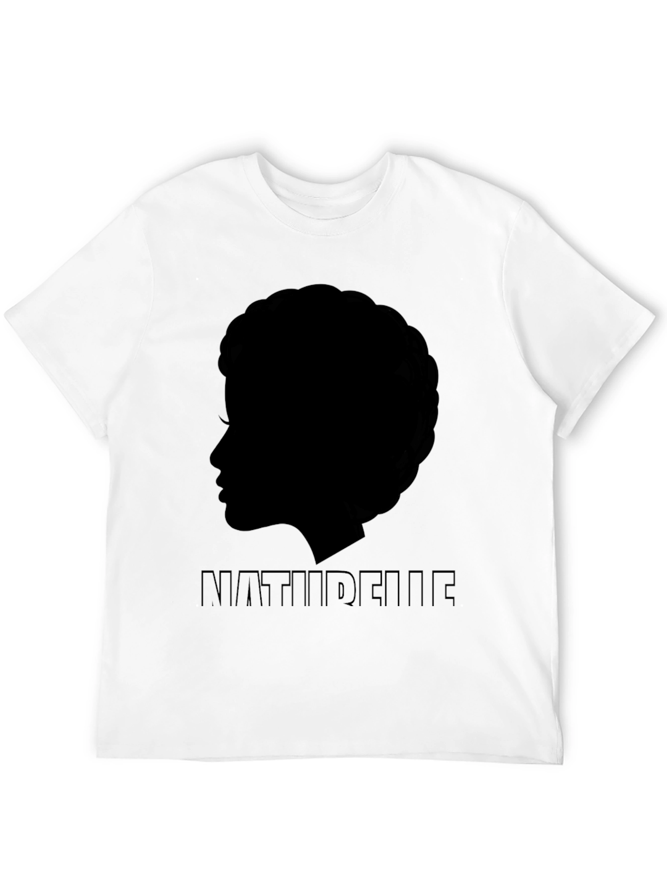 Naturelle Afro Silhouette Black T-Shirt