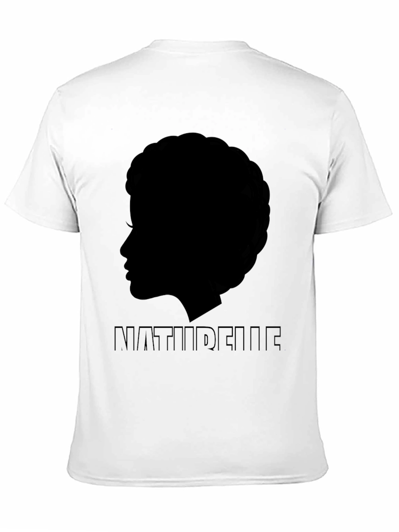 Naturelle Afro Silhouette Black T-Shirt