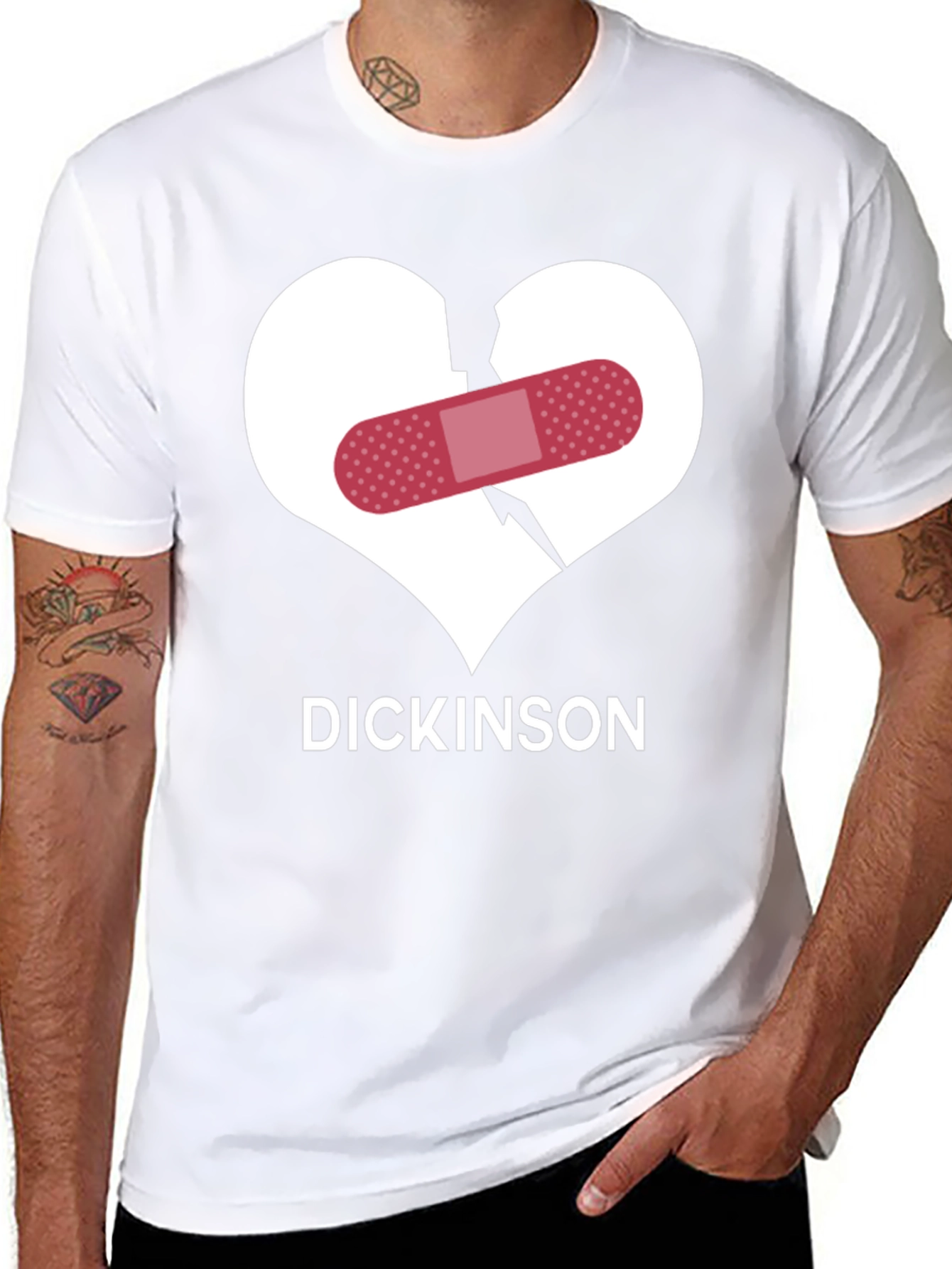 Broken Heart Dickinson Funny T-Shirt