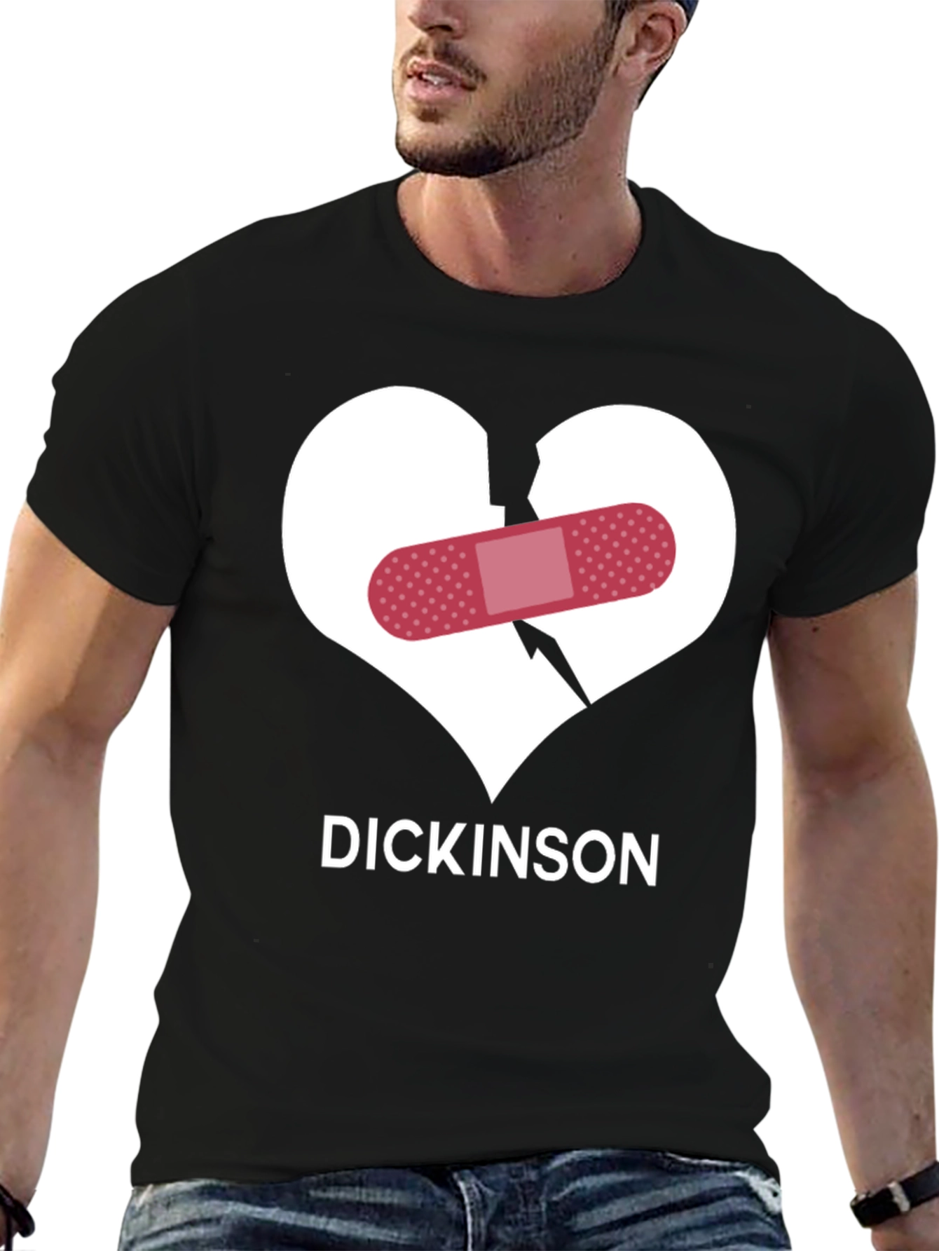 Broken Heart Dickinson Funny T-Shirt