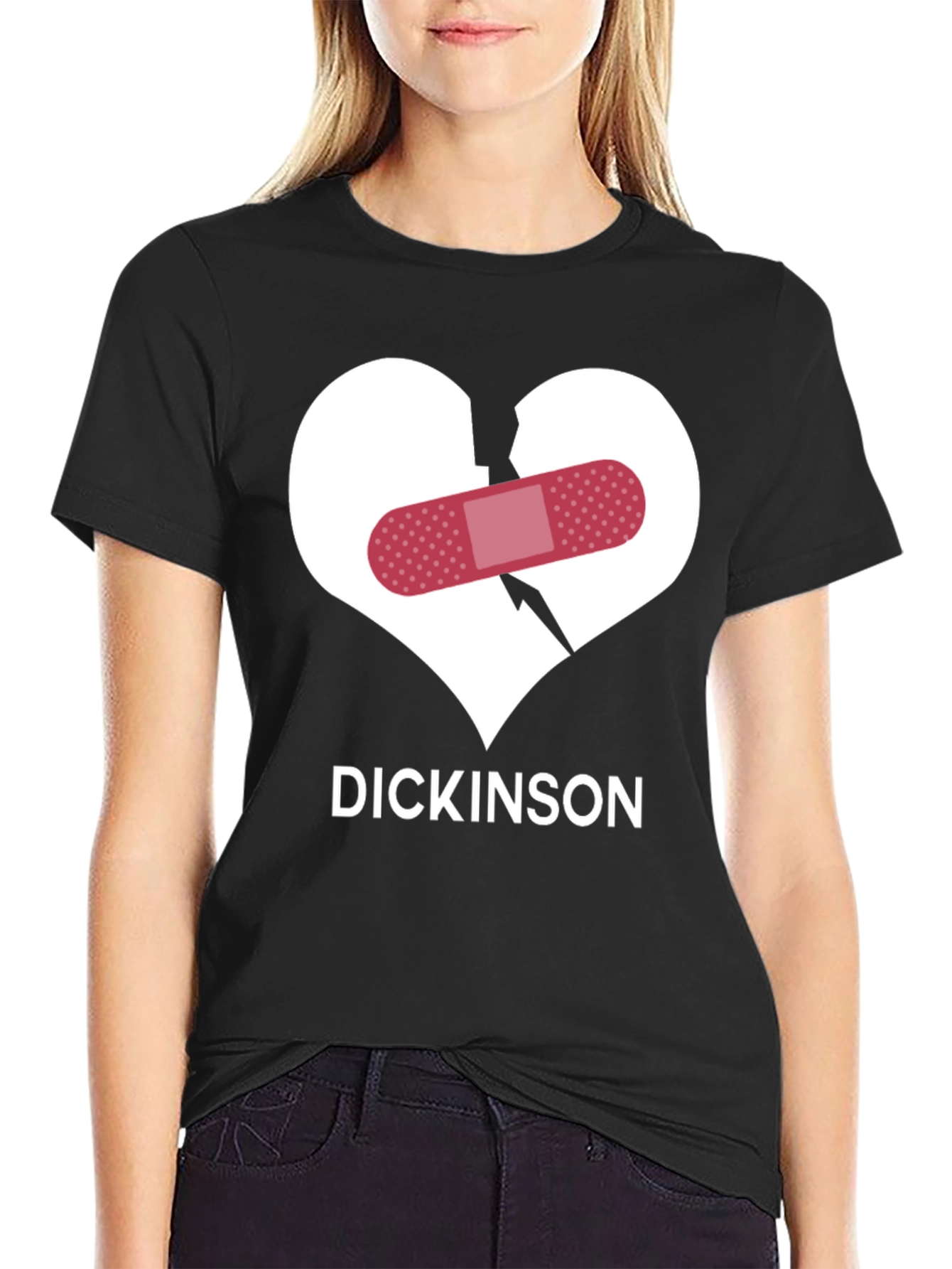 Broken Heart Dickinson Funny T-Shirt