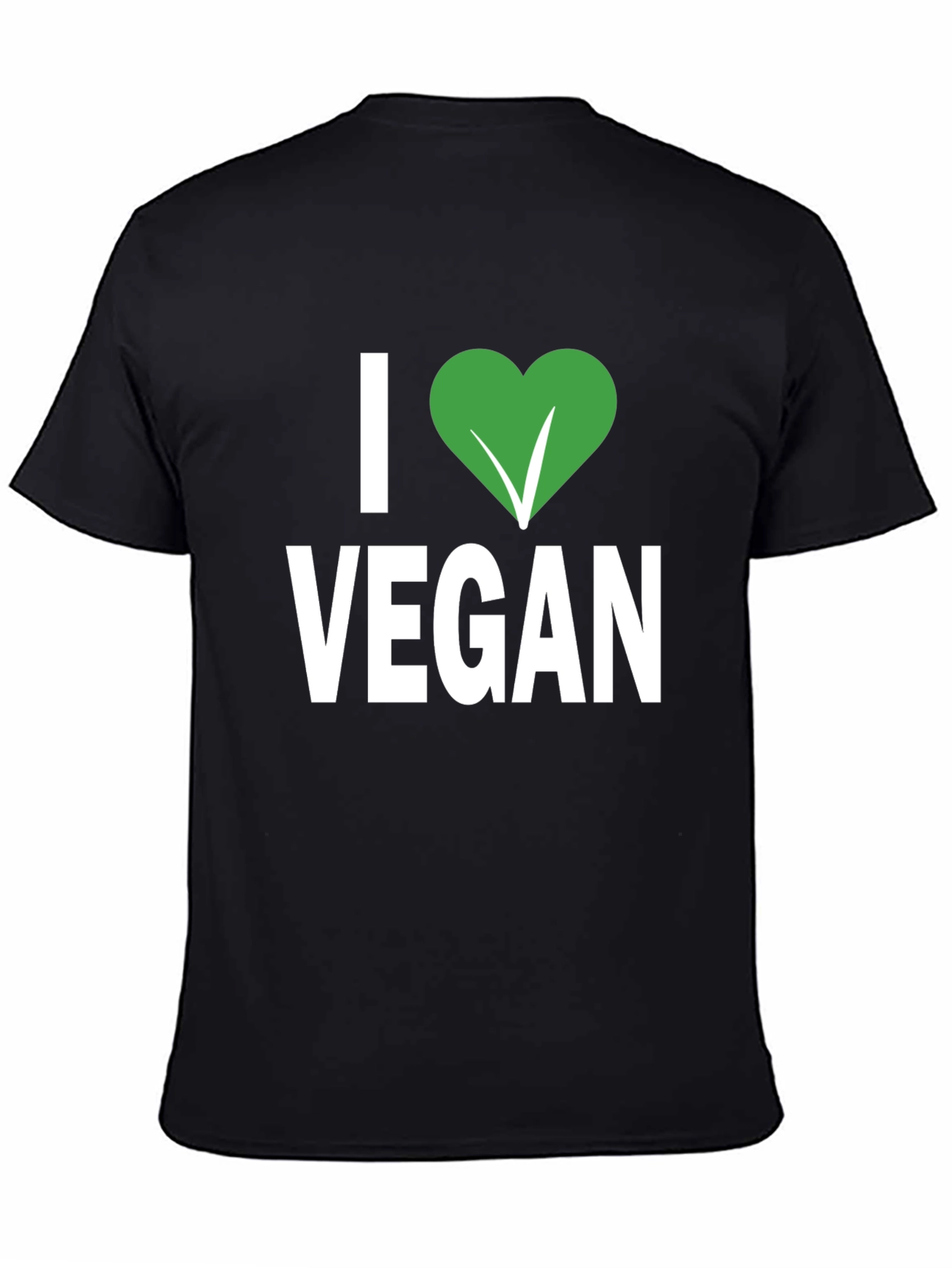 I Heart Vegan Black T-Shirt