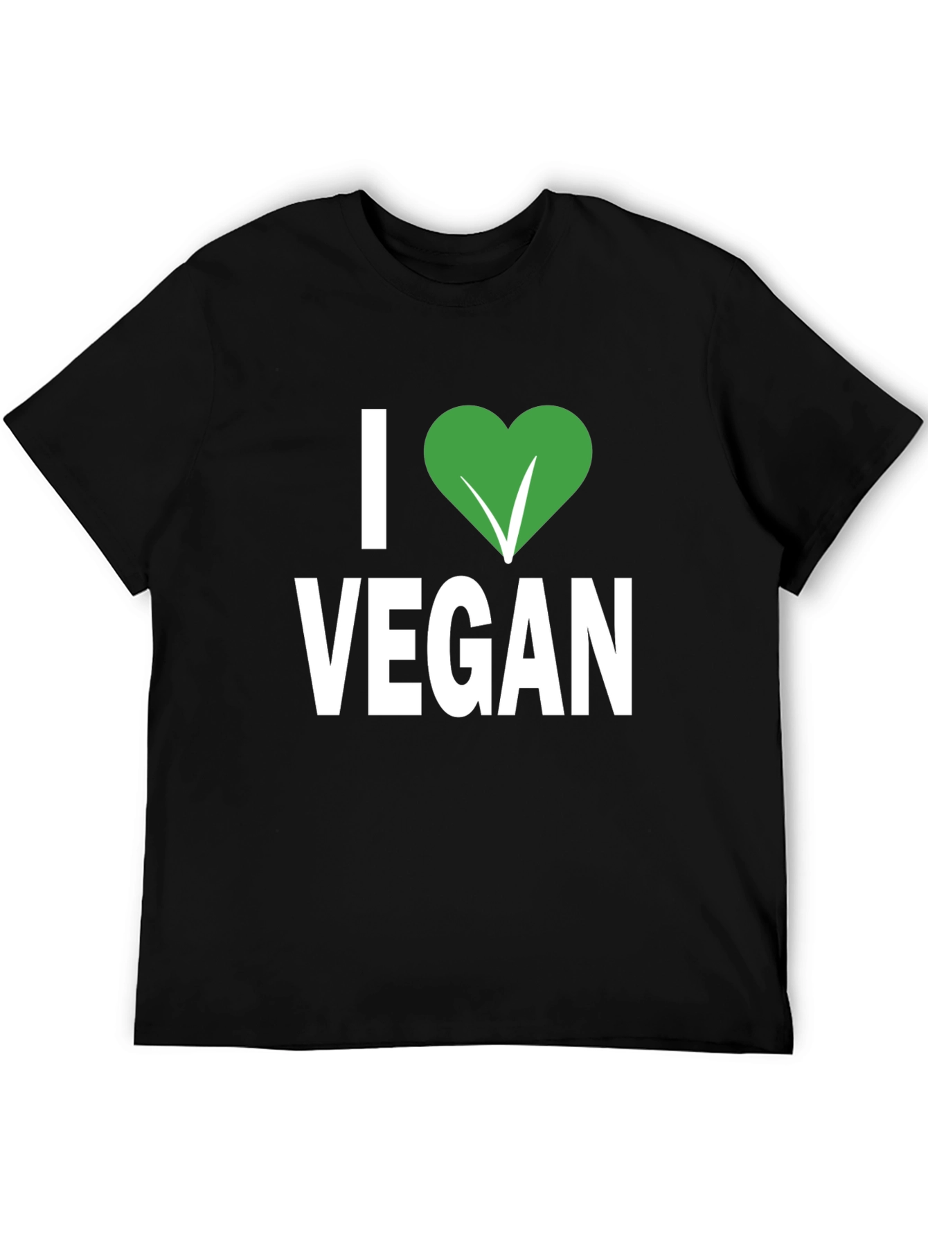 I Heart Vegan Black T-Shirt