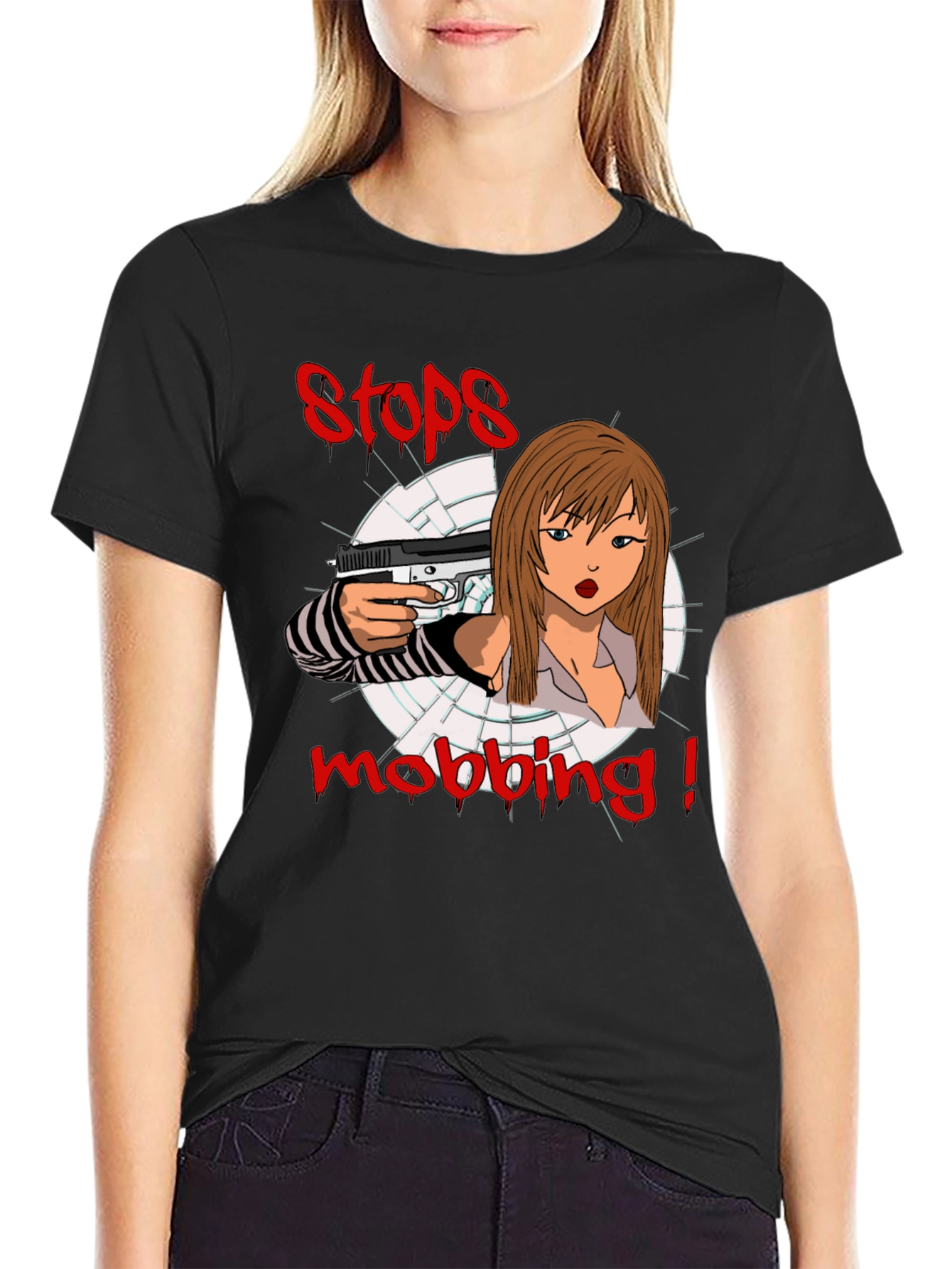 Stops Mobbing Graphic Tee