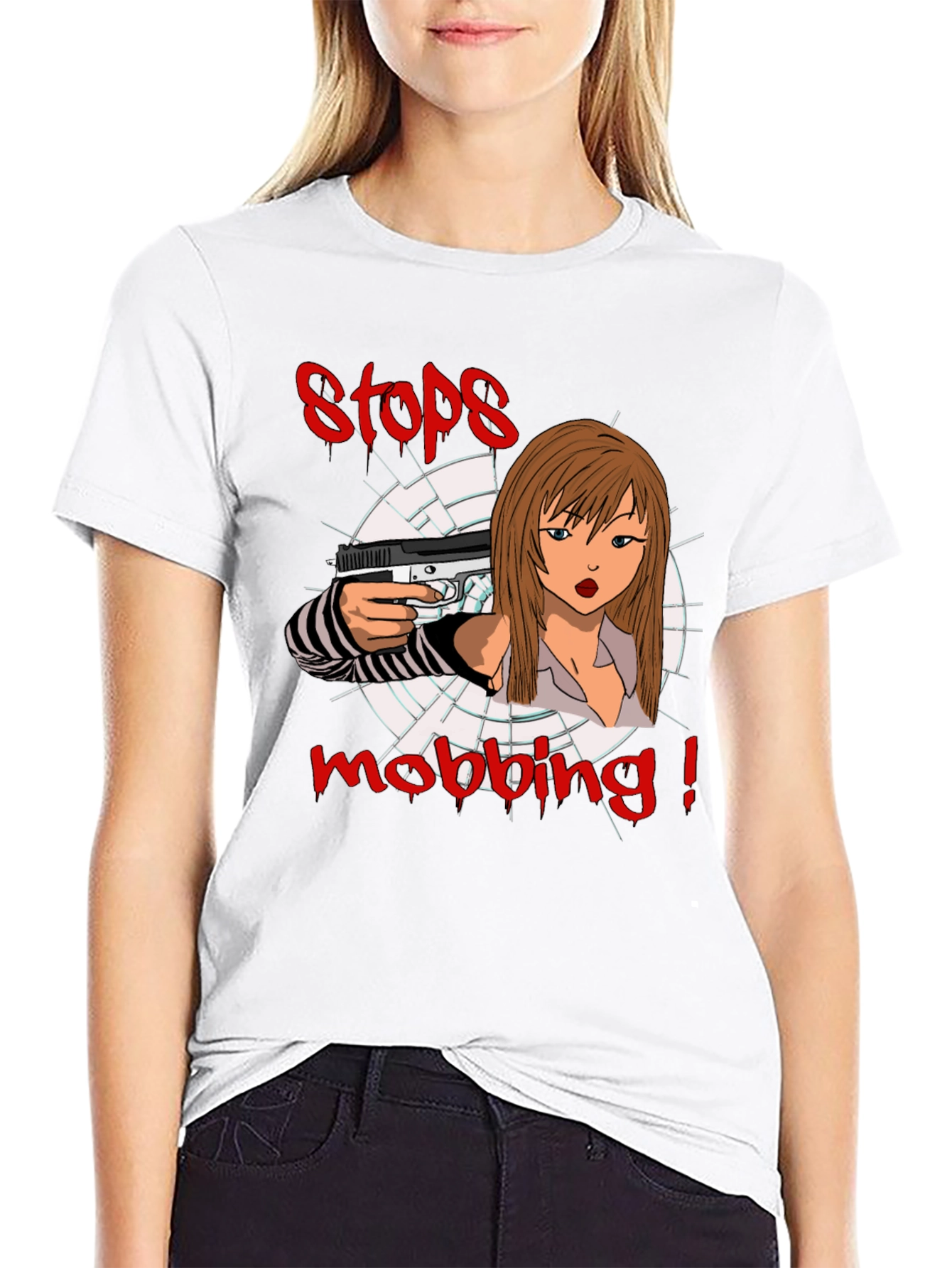 Stops Mobbing Graphic Tee