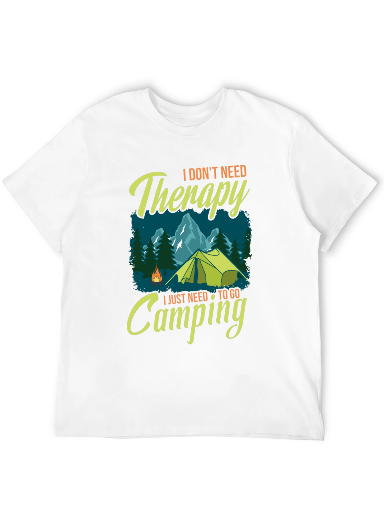 Camping Therapy Graphic Tee - Relax & Unwind