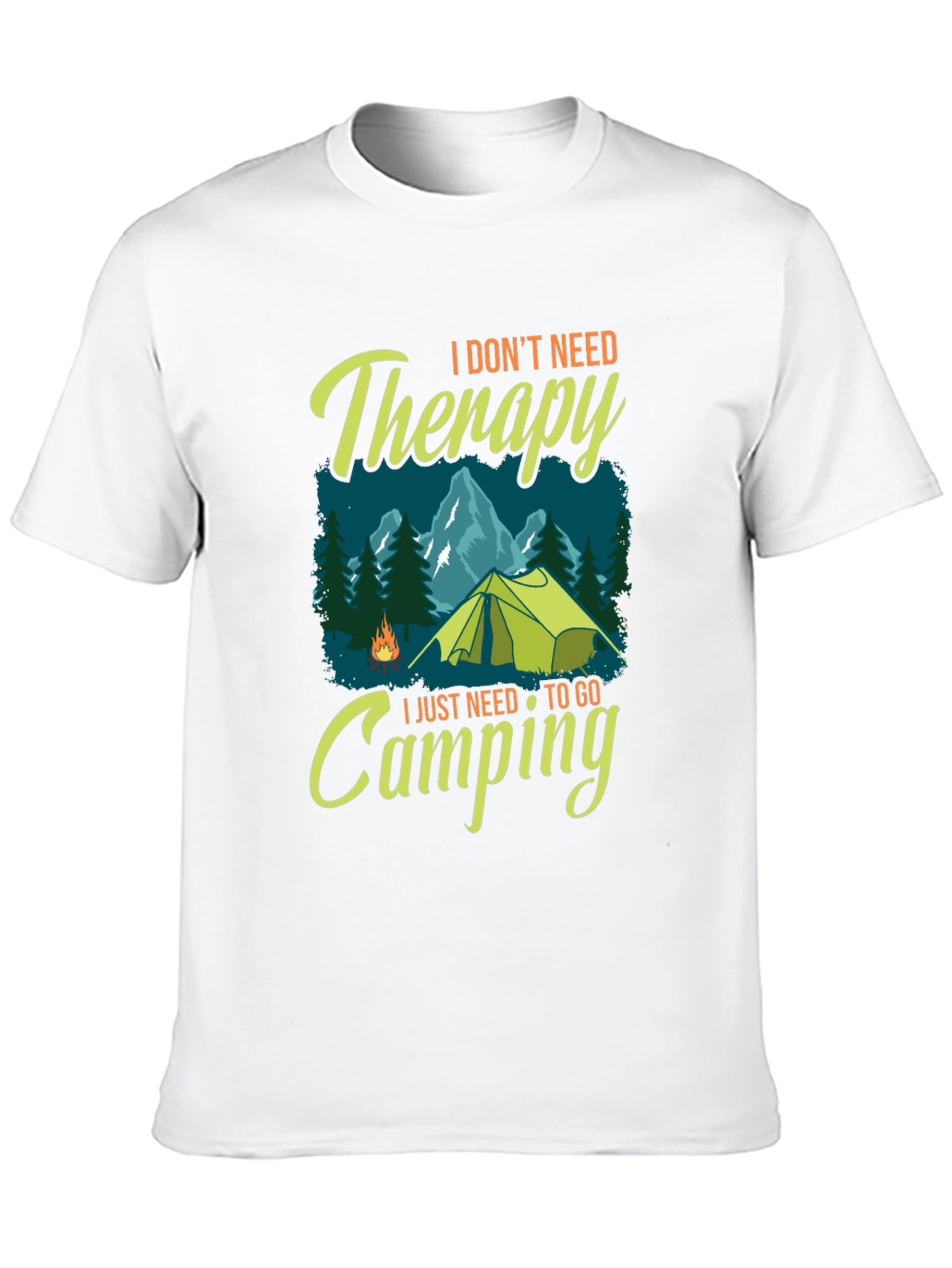 Camping Therapy Graphic Tee - Relax & Unwind