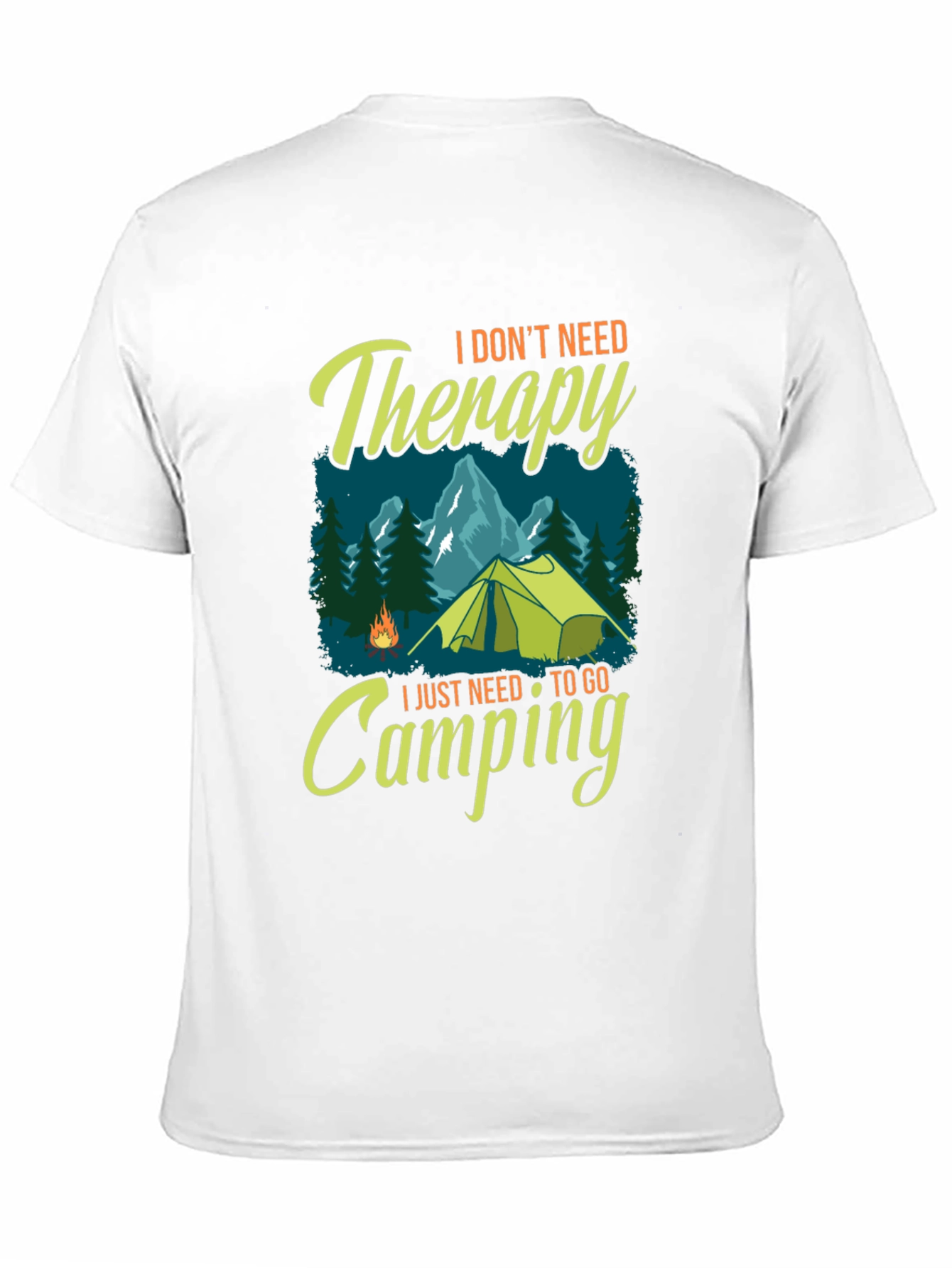 Camping Therapy Graphic Tee - Relax & Unwind