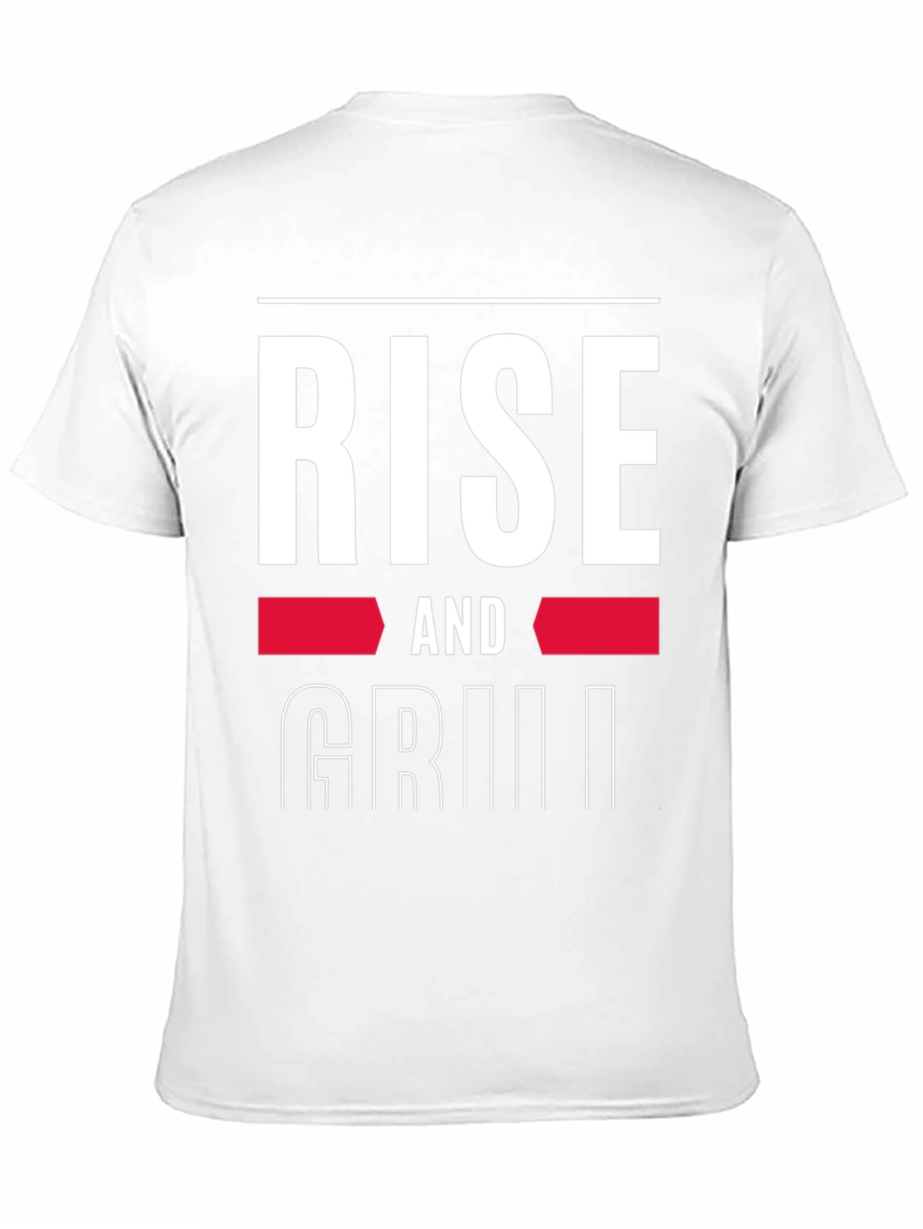 Rise and Grill Graphic Tee - Black Casual T-Shirt