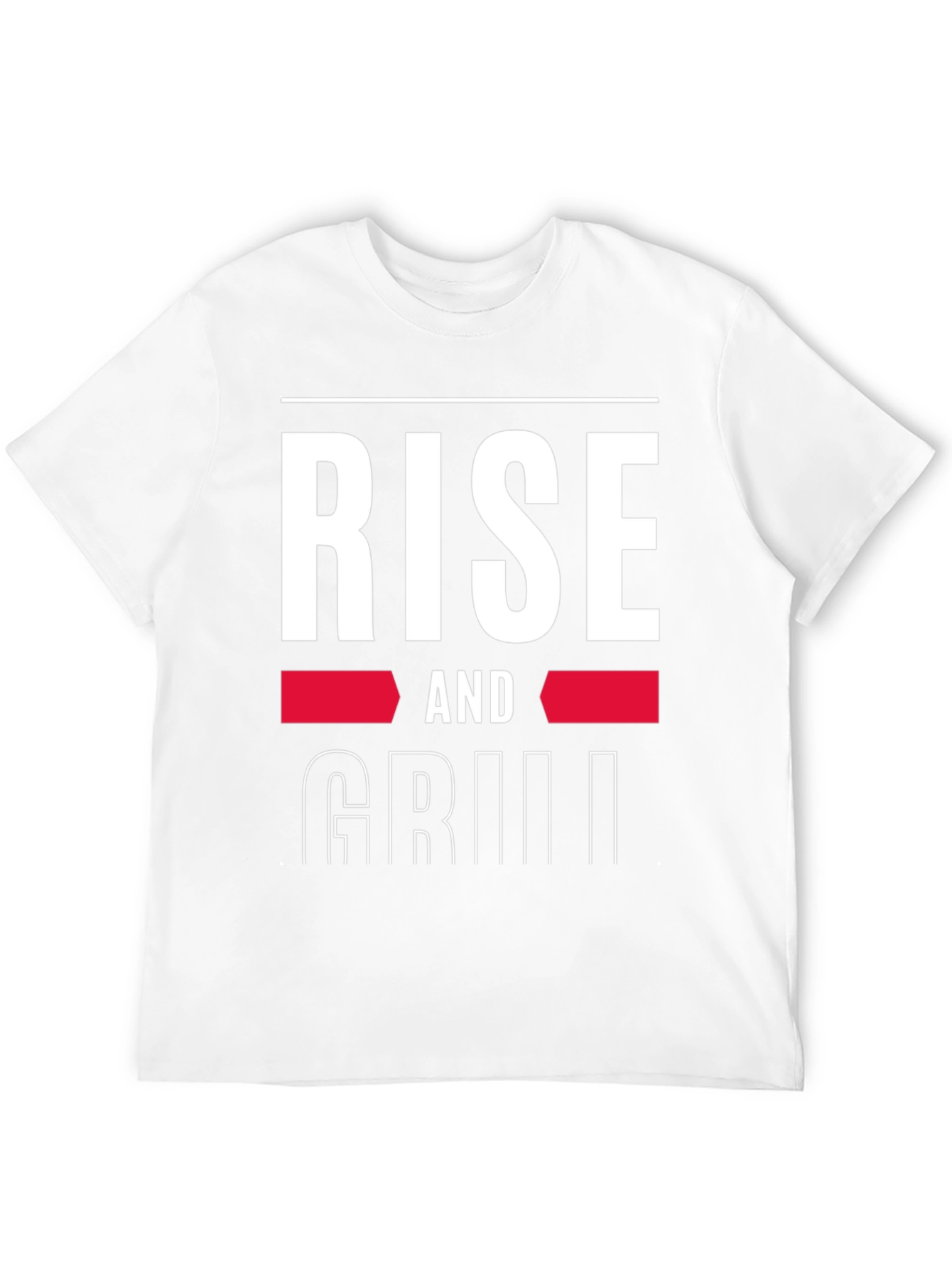 Rise and Grill Graphic Tee - Black Casual T-Shirt