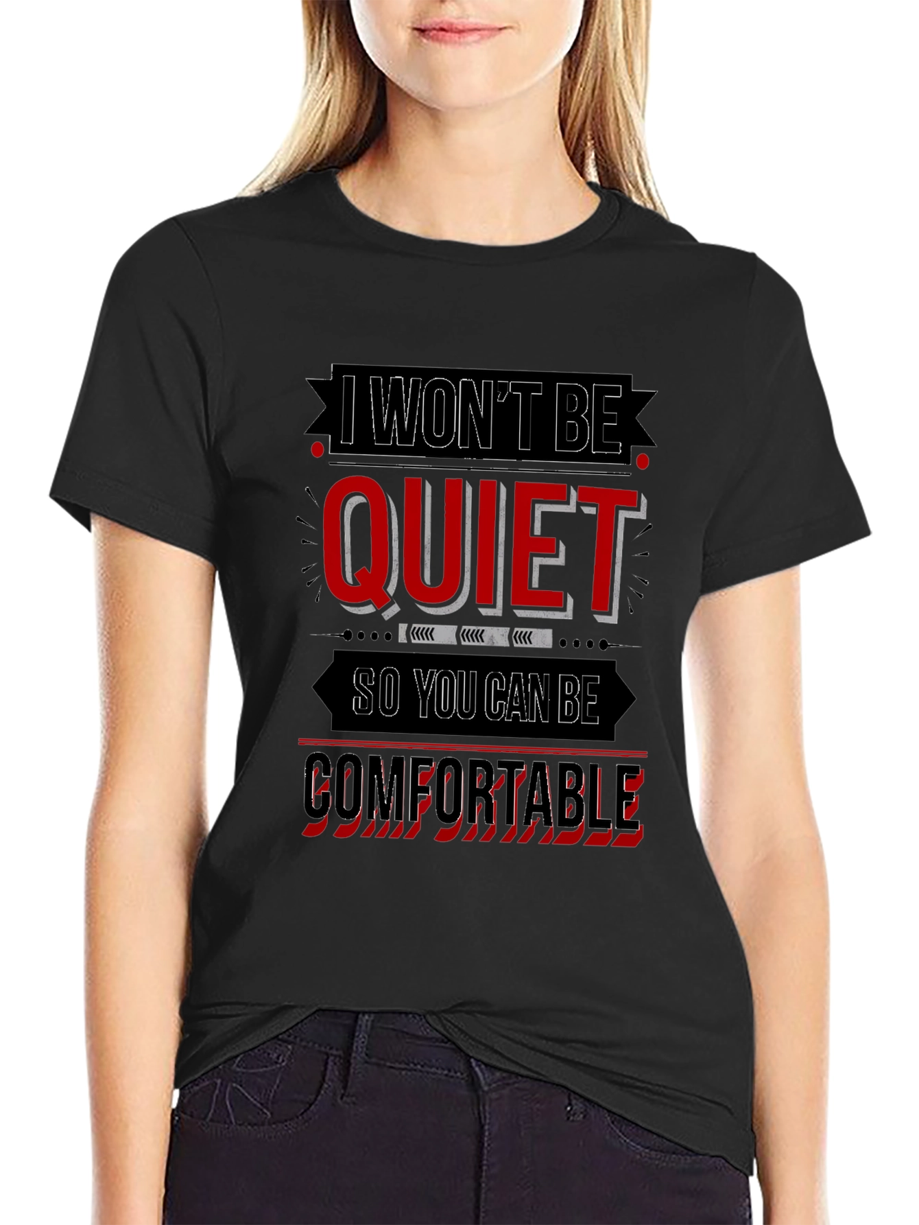 I Wont Be Quiet Graphic Tee