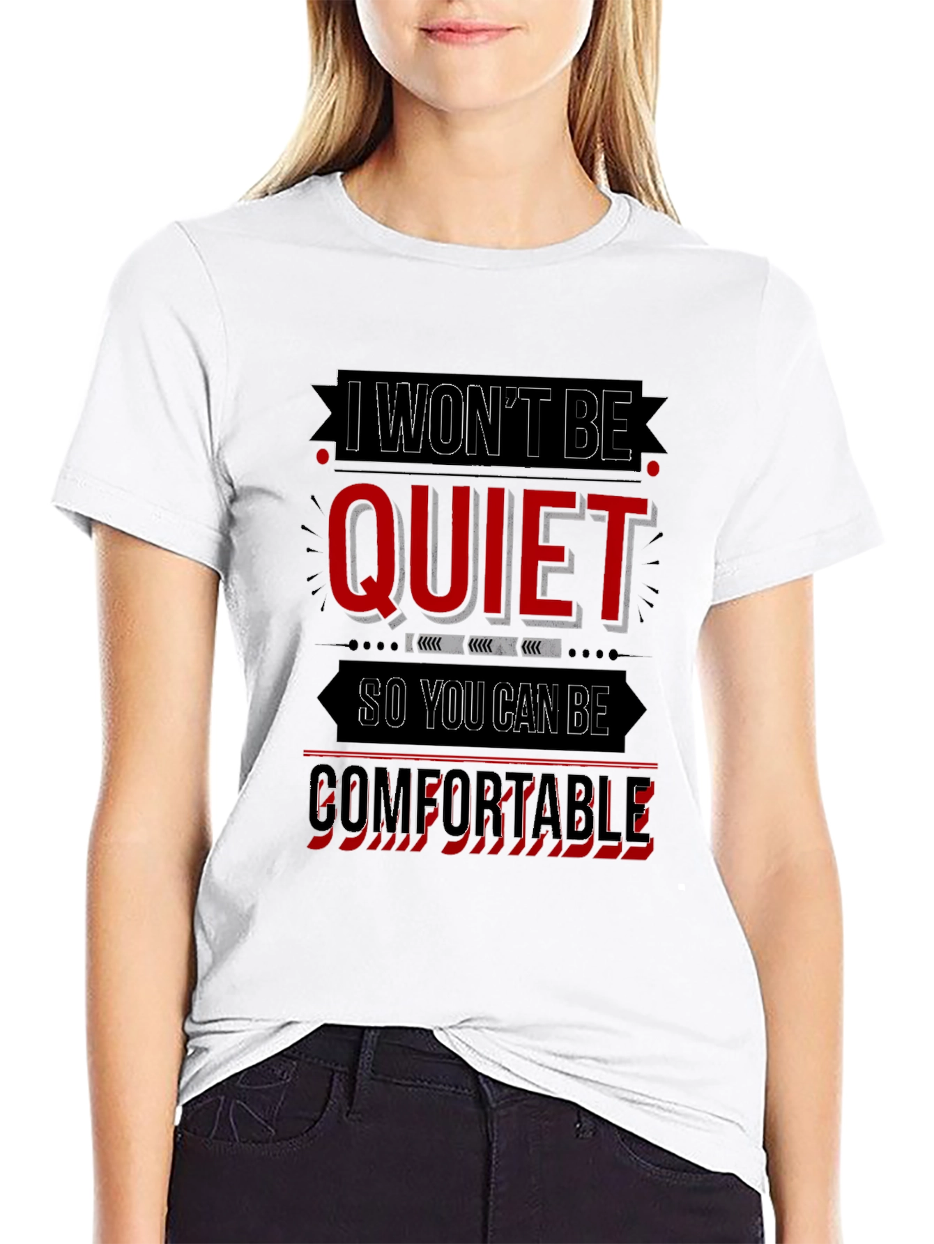 I Wont Be Quiet Graphic Tee