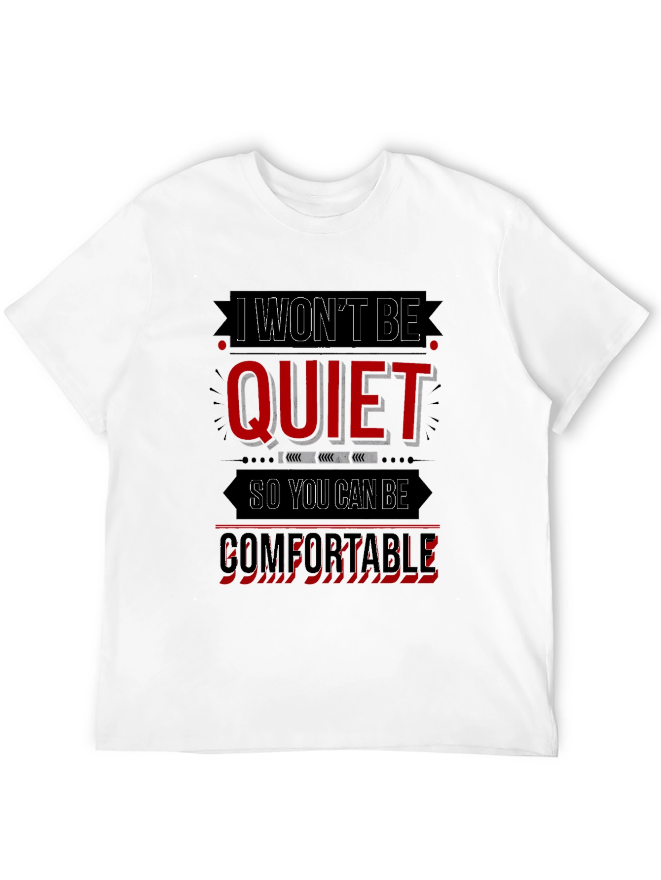 I Wont Be Quiet Graphic Tee