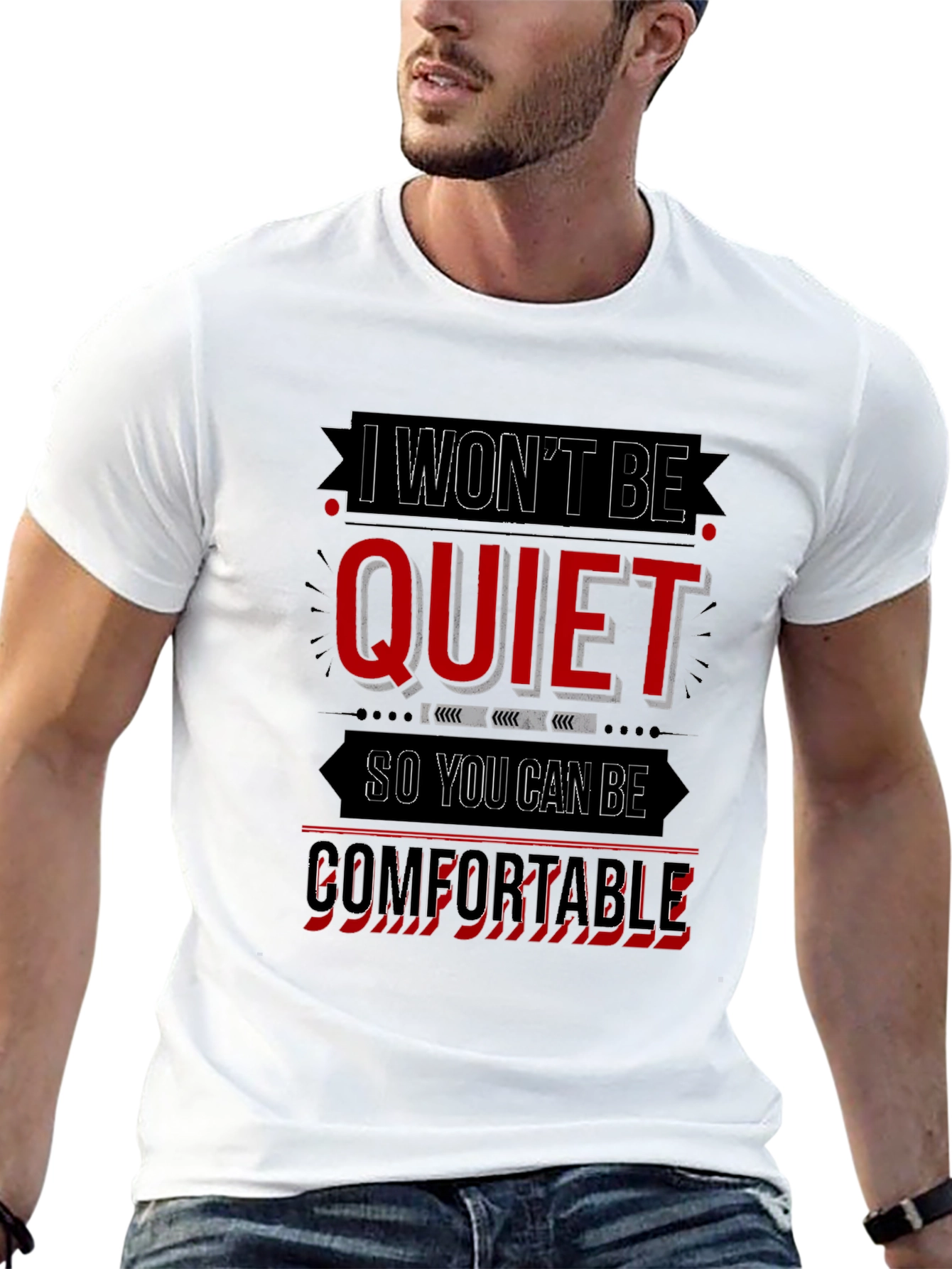 I Wont Be Quiet Graphic Tee