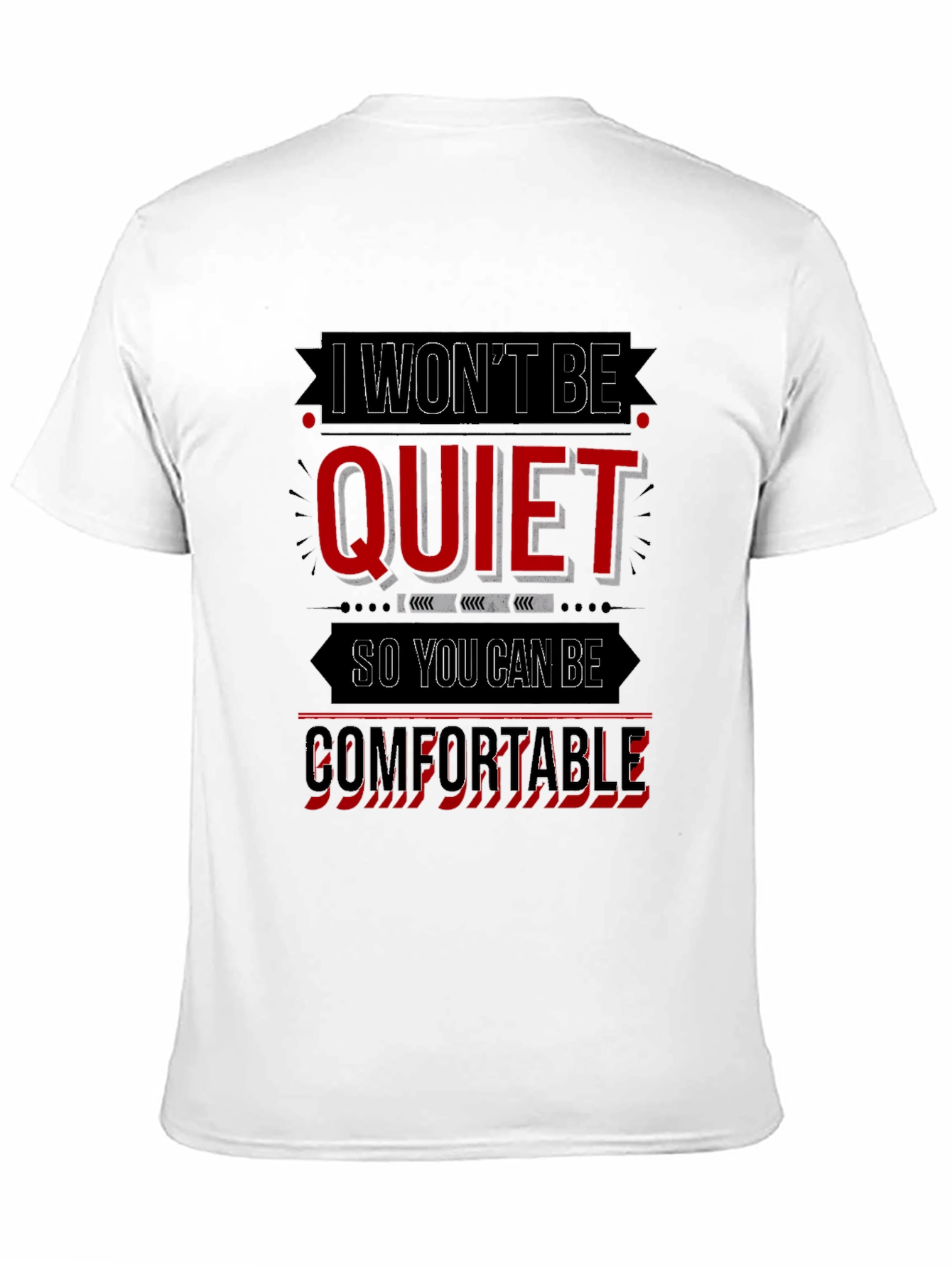 I Wont Be Quiet Graphic Tee