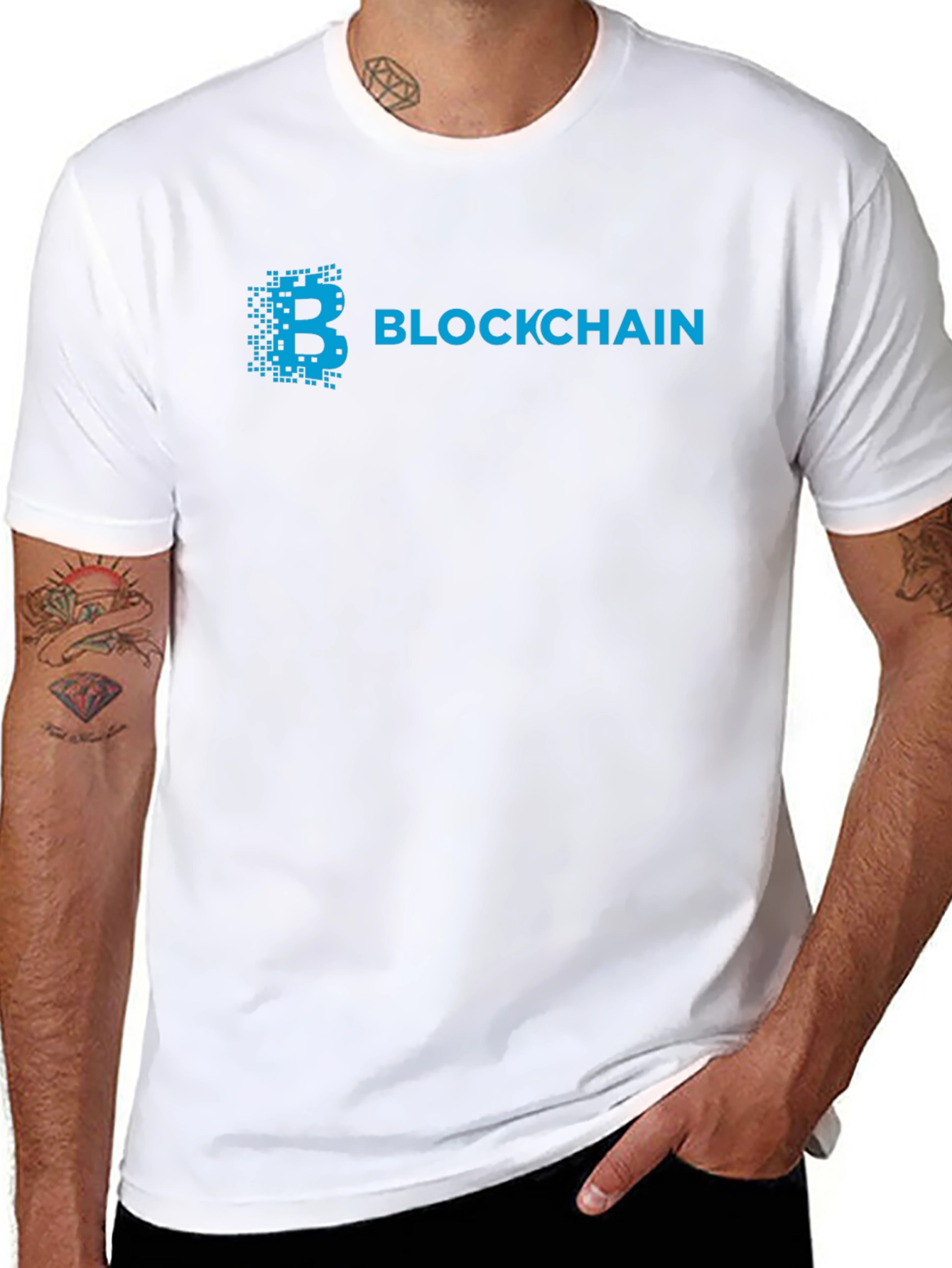 Blockchain Bitcoin T-Shirt - Crypto Tee
