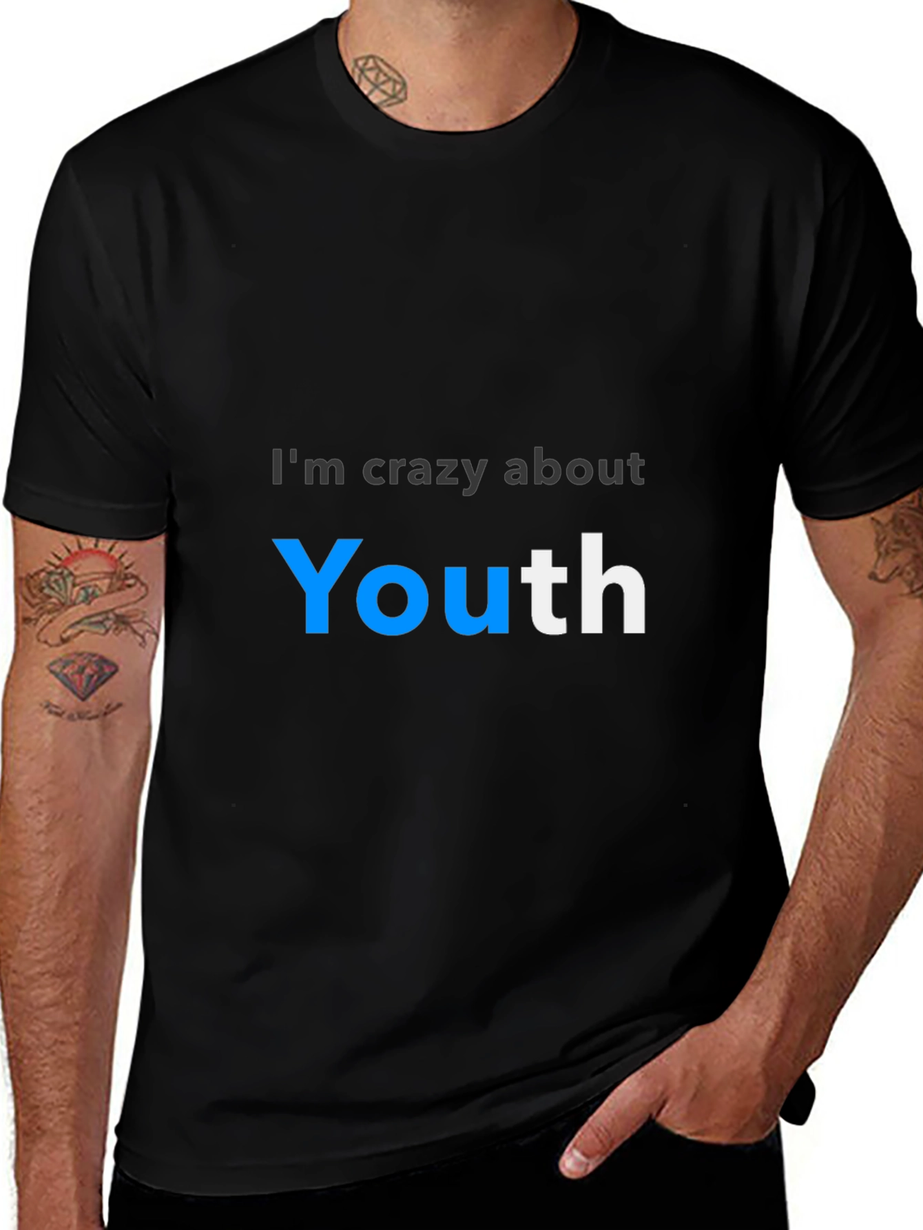 Im Crazy About Youth T-Shirt - Premium Cotton Tee