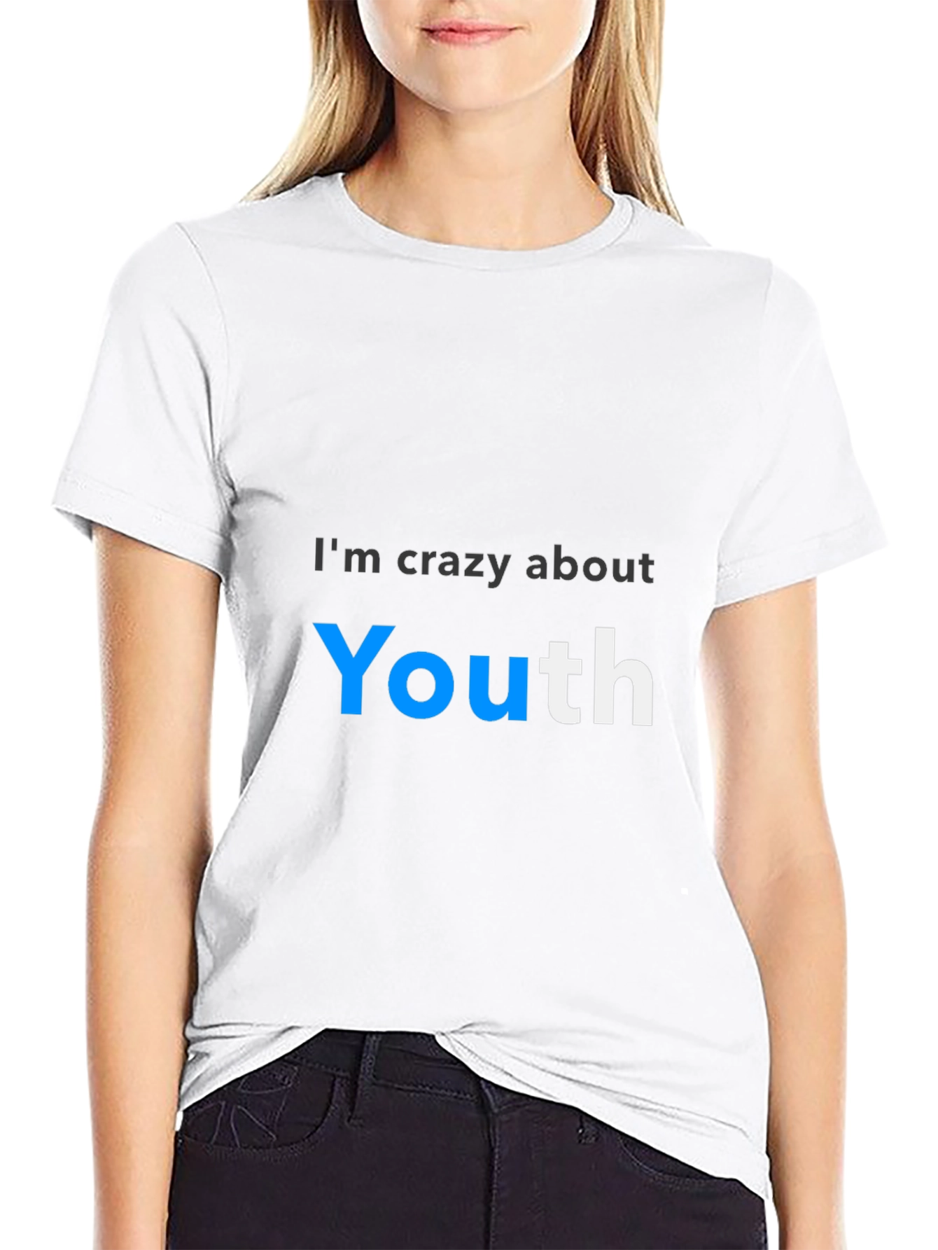 Im Crazy About Youth T-Shirt - Premium Cotton Tee