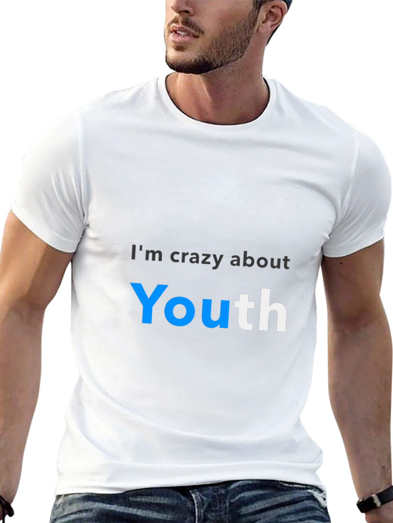 Im Crazy About Youth T-Shirt - Premium Cotton Tee
