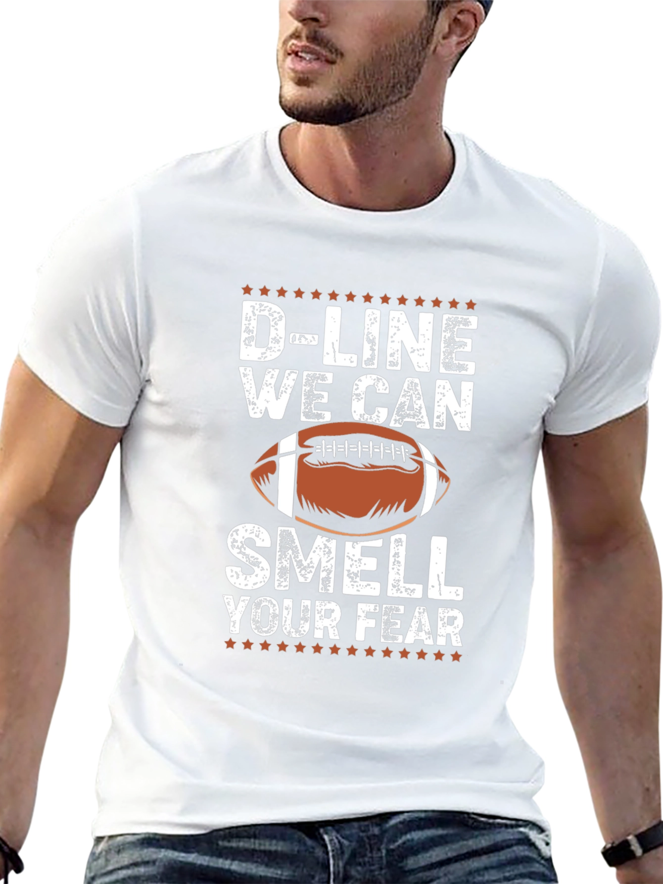 D-Line We Can Smell Your Fear Football T-Shirt