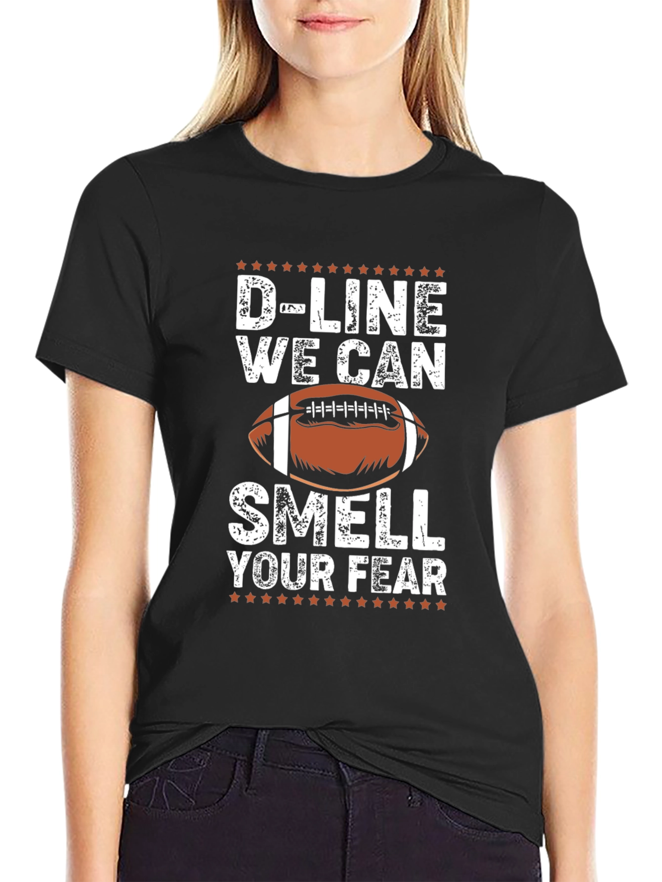D-Line We Can Smell Your Fear Football T-Shirt