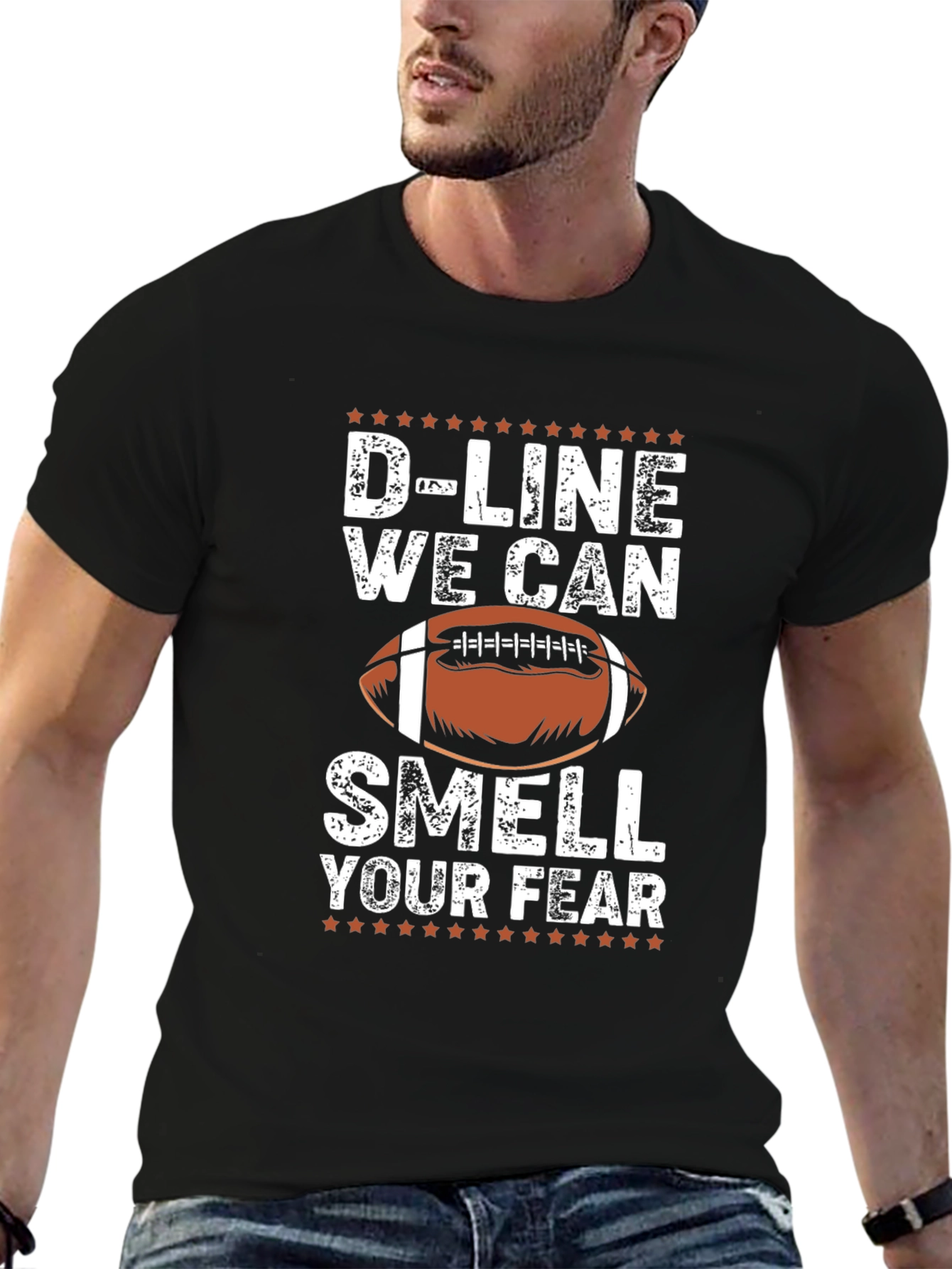 D-Line We Can Smell Your Fear Football T-Shirt