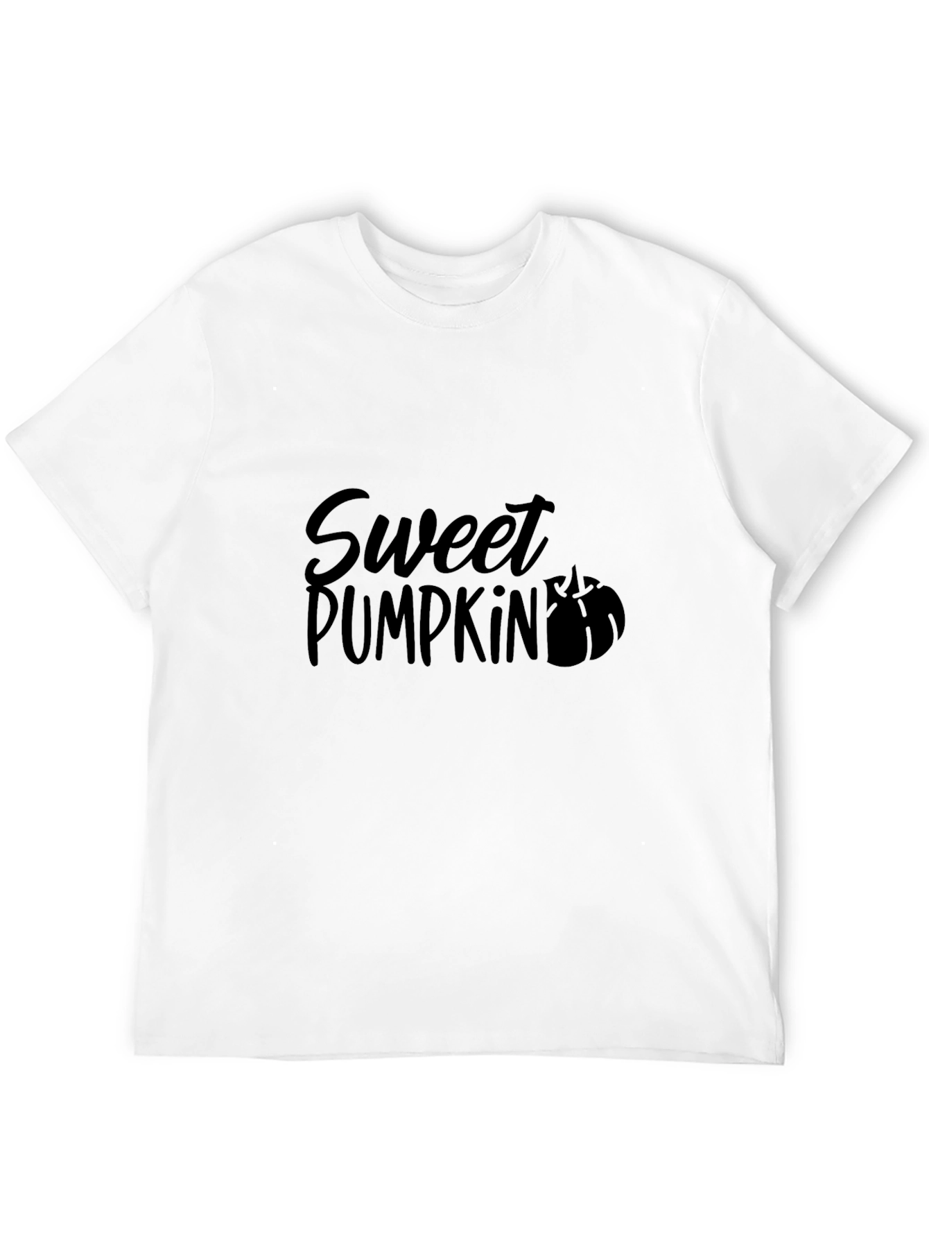 Sweet Pumpkin Halloween T-Shirt - Black Cotton Tee