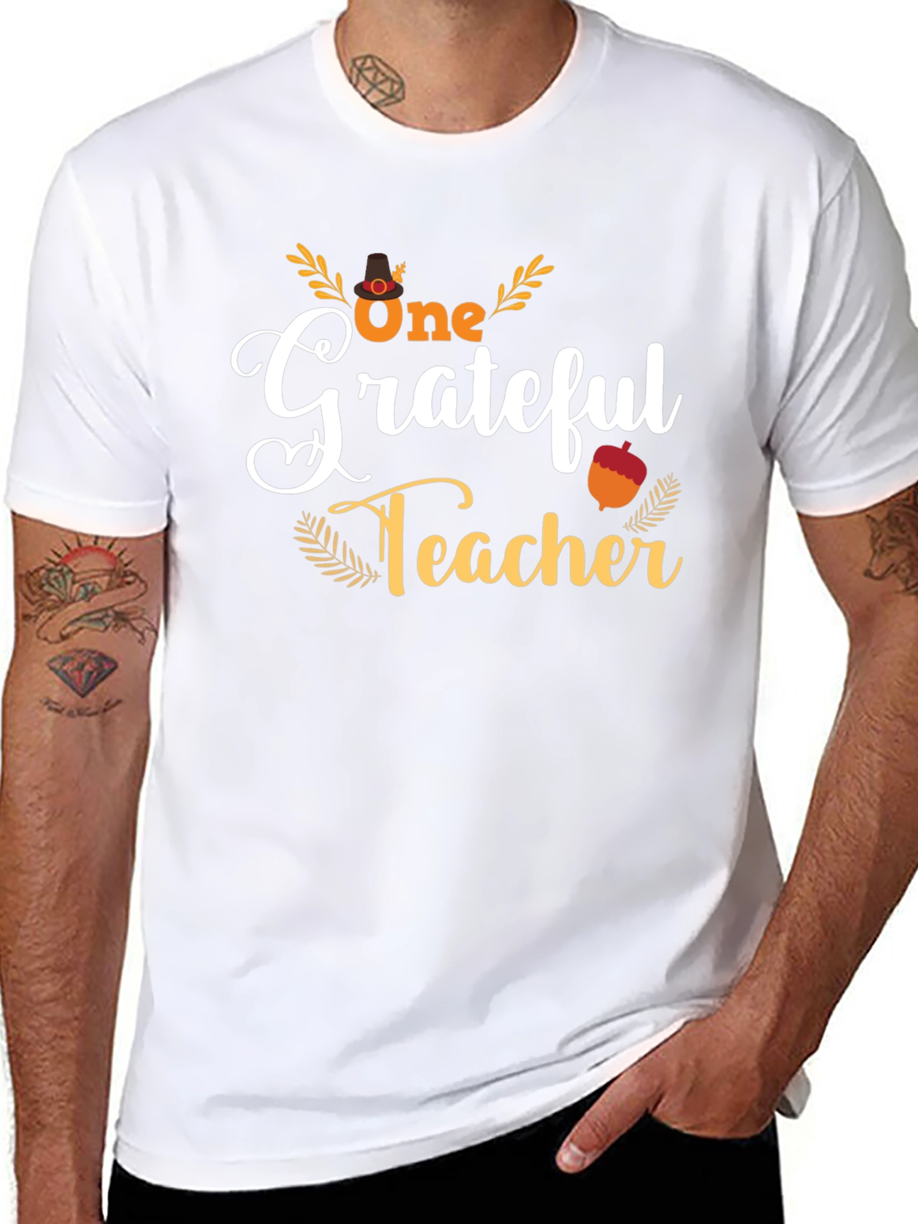 Grateful Teacher Black T-Shirt