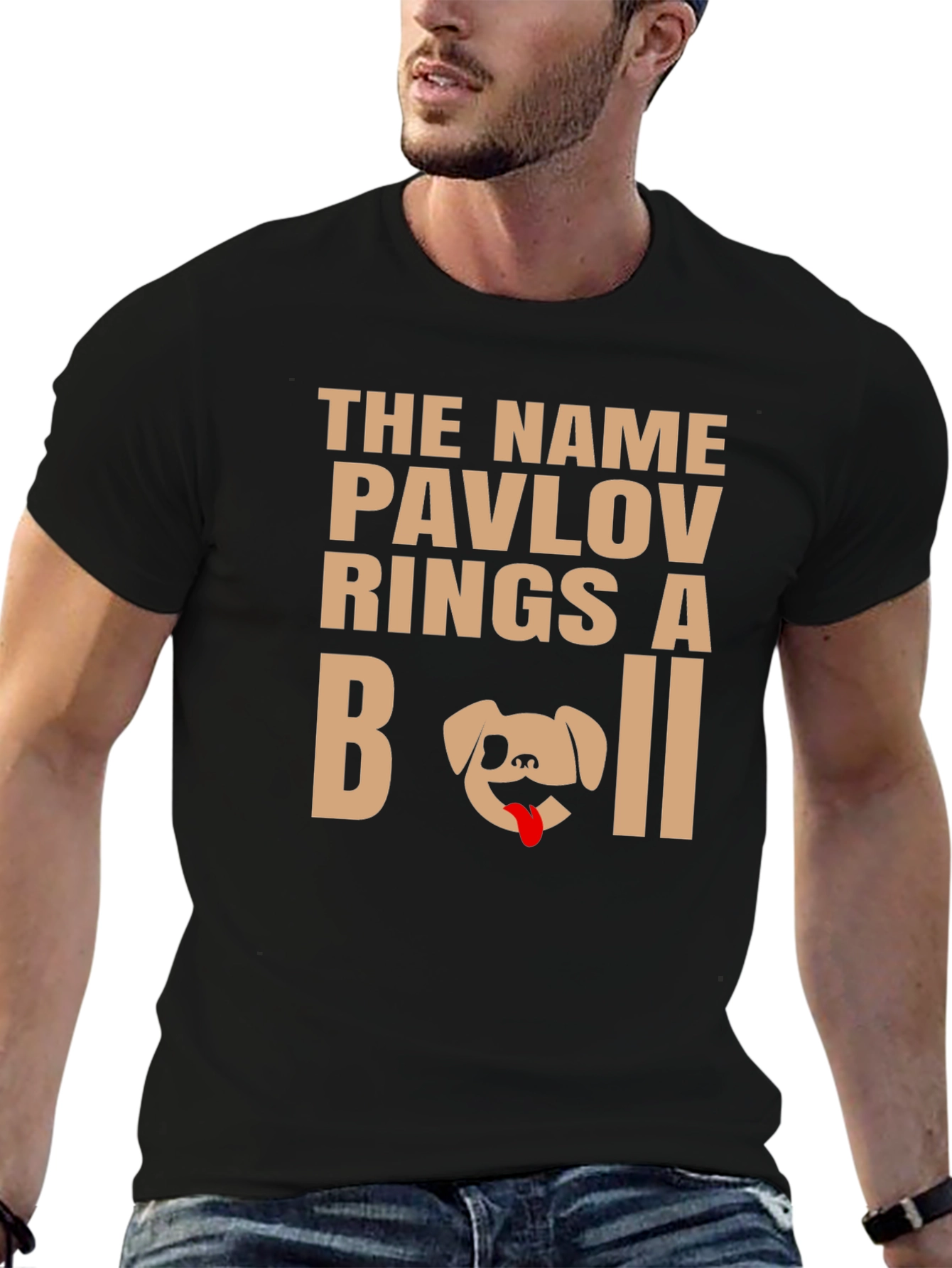 Pavlov Rings a Bell T-Shirt Funny Dog Lover Tee