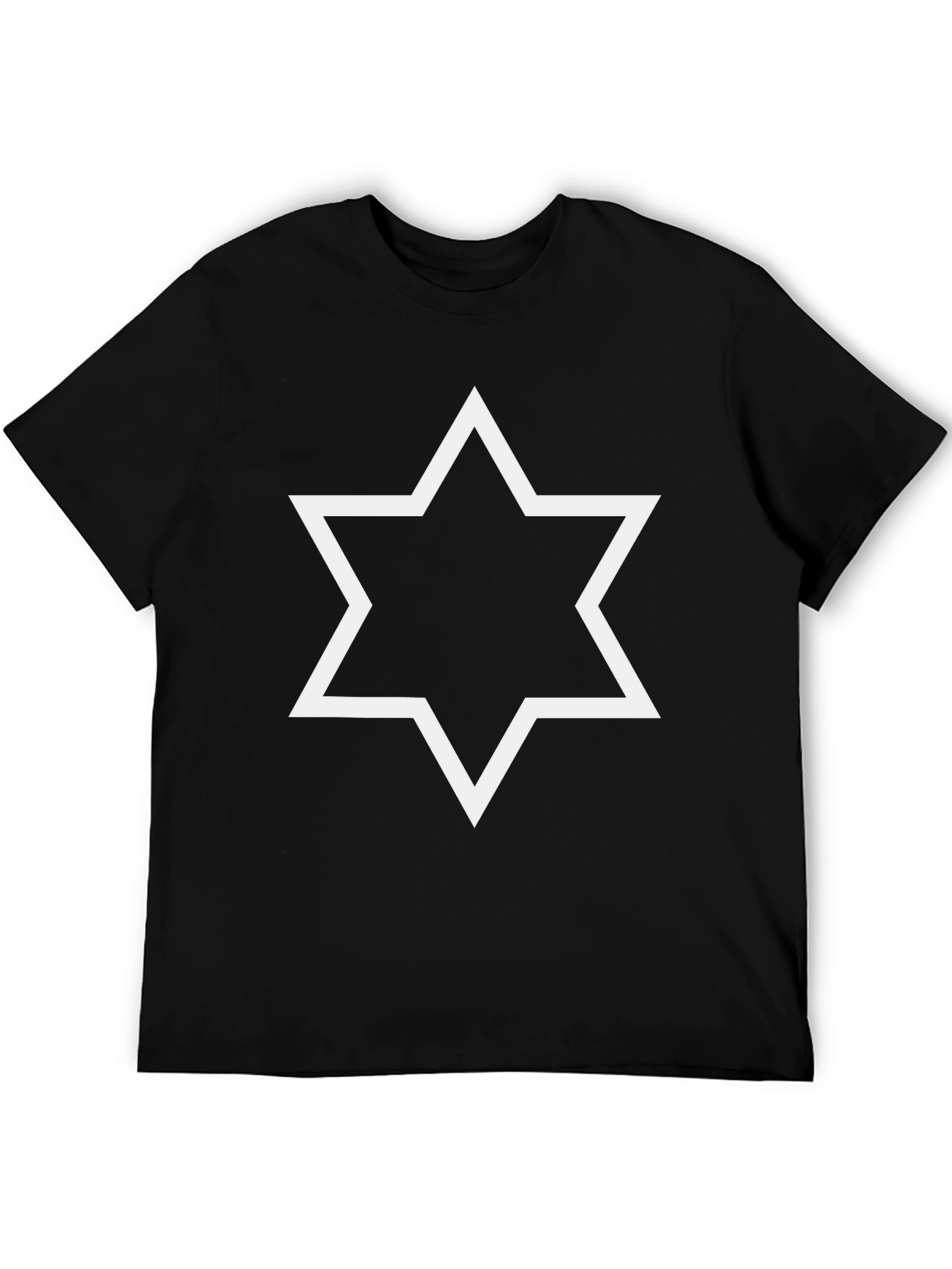 Star of David Graphic Tee - Black