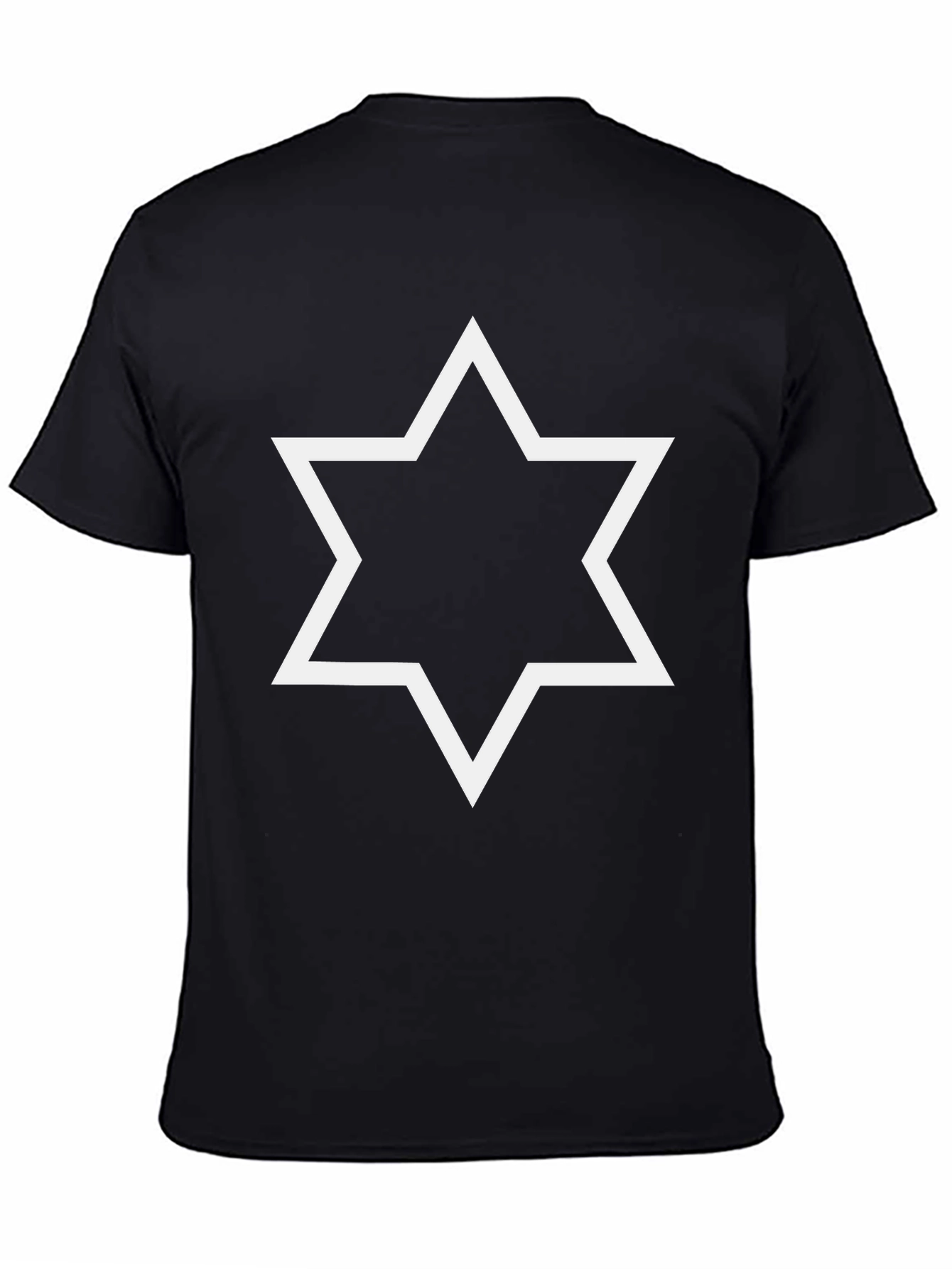 Star of David Graphic Tee - Black