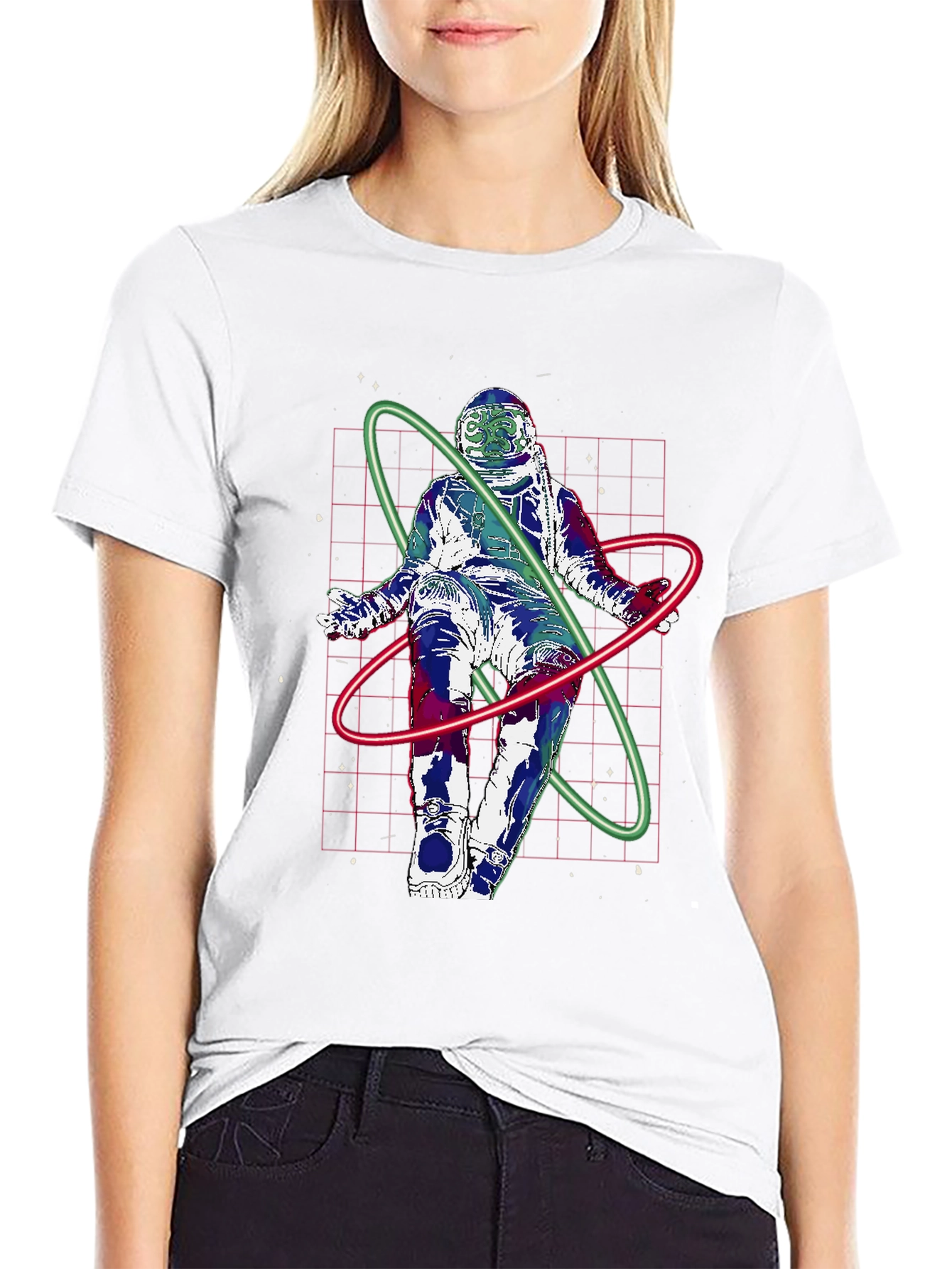 Astronaut Orbit T-Shirt - Cosmic Style!