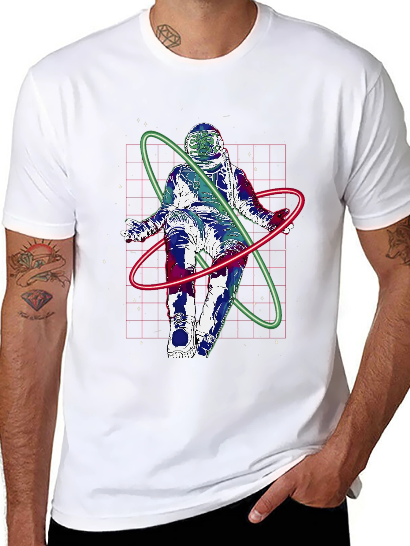 Astronaut Orbit T-Shirt - Cosmic Style!