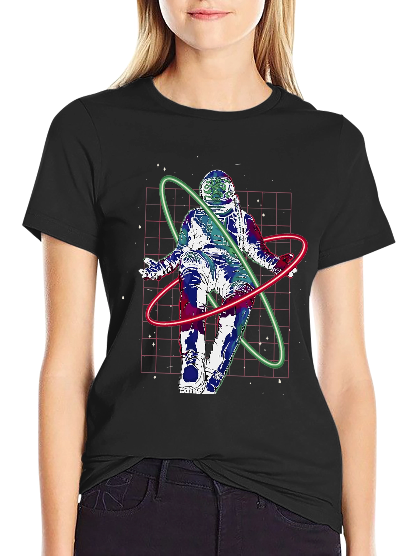 Astronaut Orbit T-Shirt - Cosmic Style!