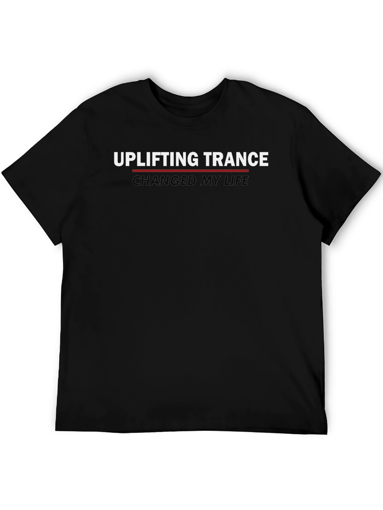 Uplifting Trance Graphic T-Shirt Black