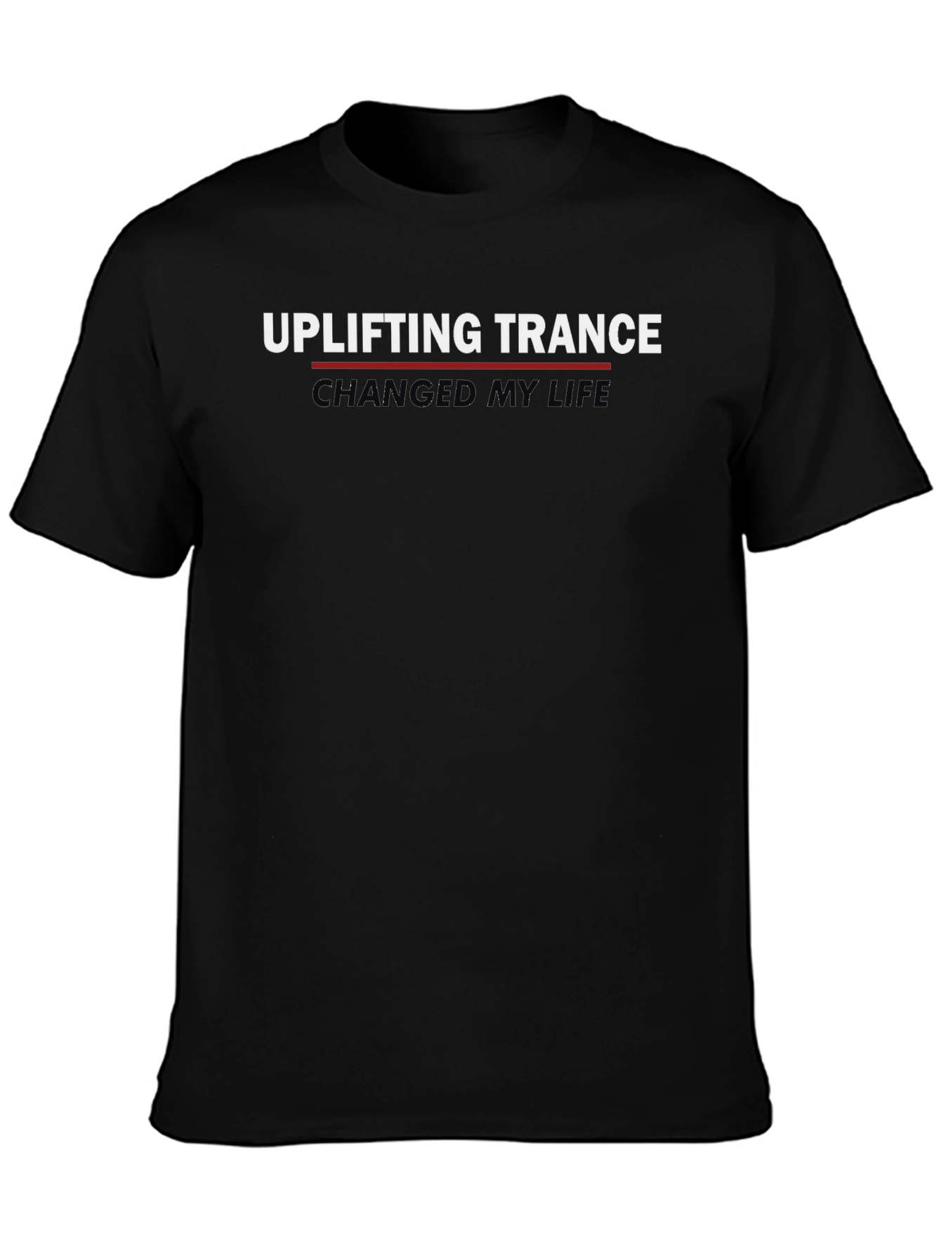 Uplifting Trance Graphic T-Shirt Black