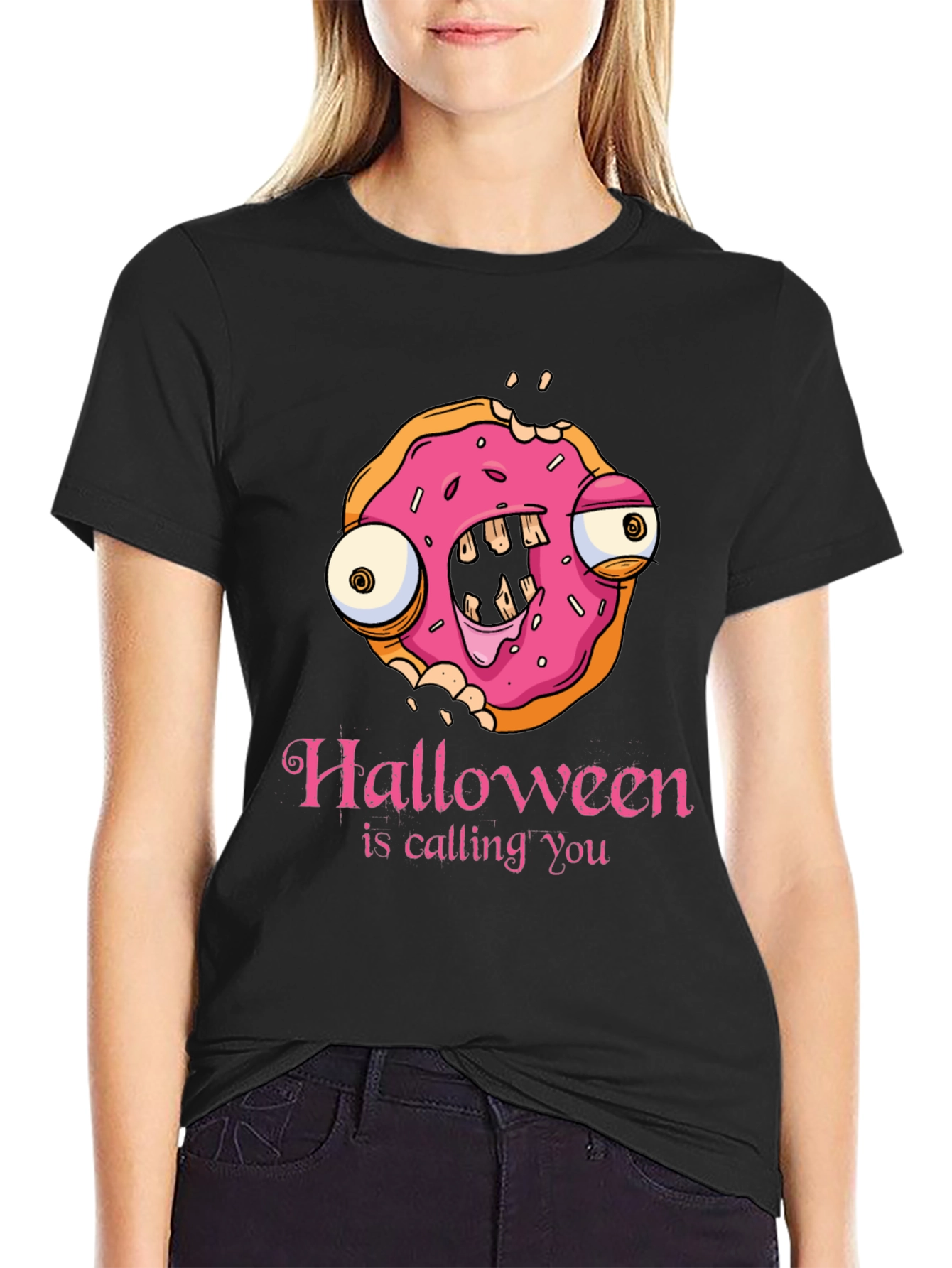 Halloween Donut Monster T-Shirt