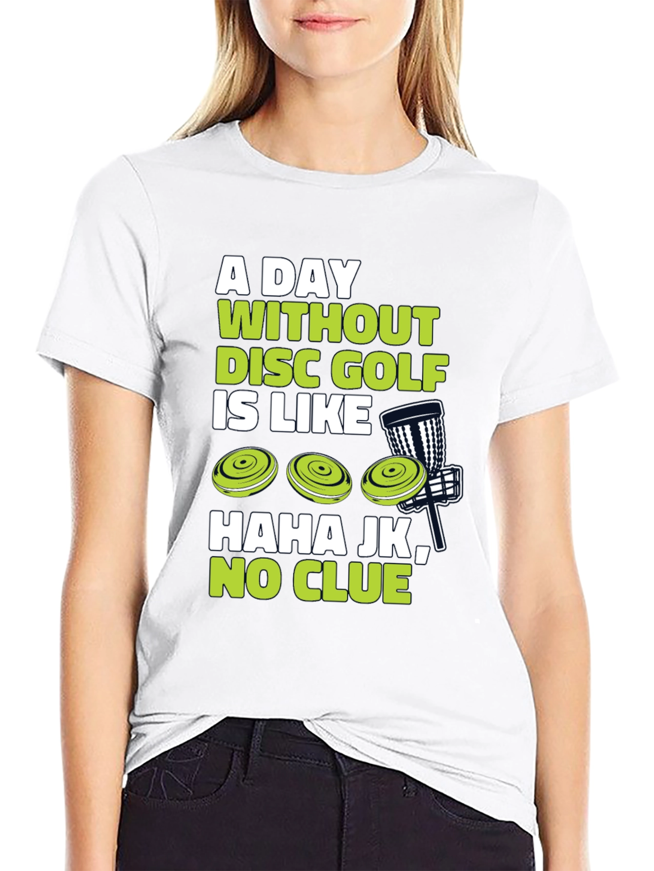 Funny Disc Golf T-Shirt - A Day Without