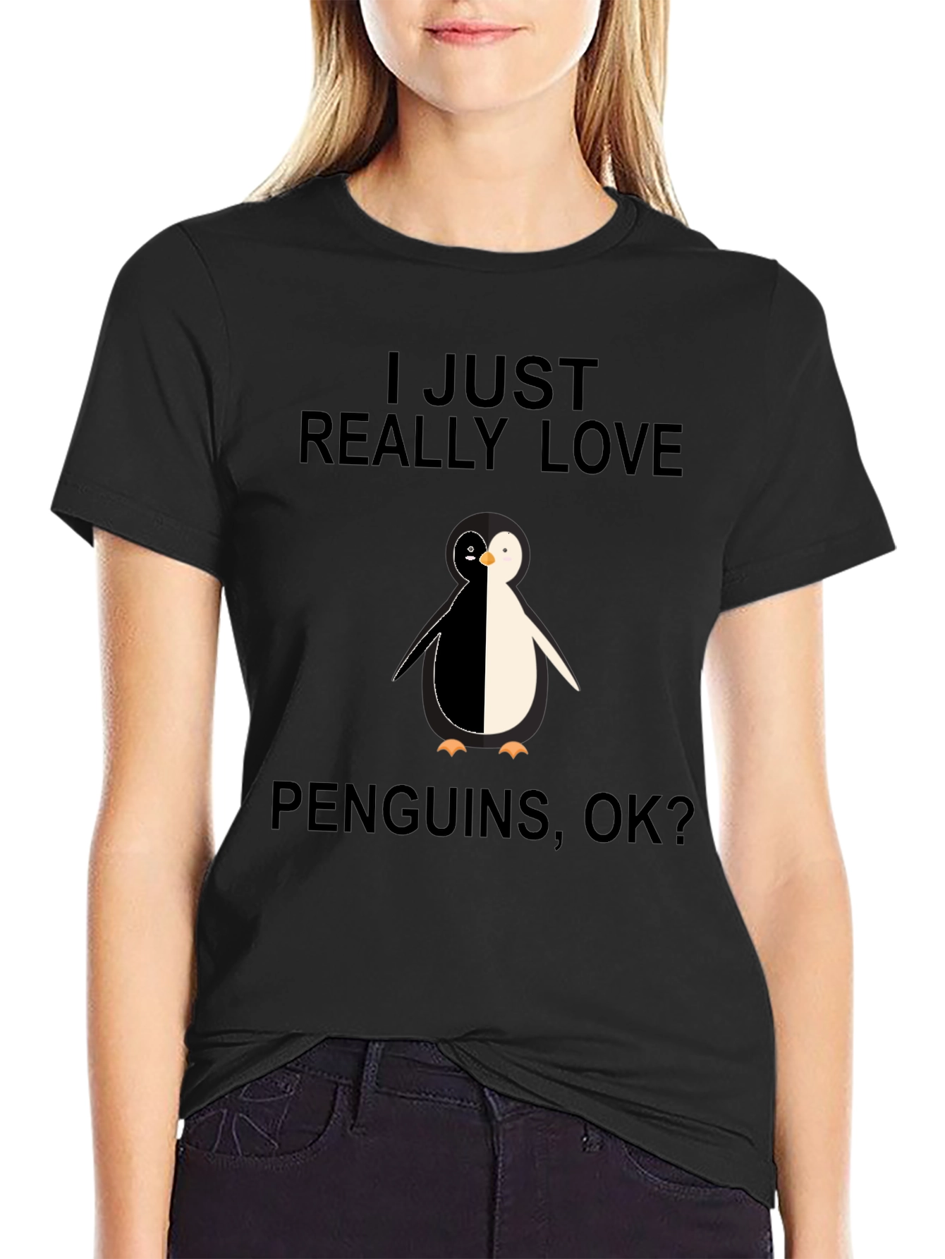 I Love Penguins Graphic T-Shirt