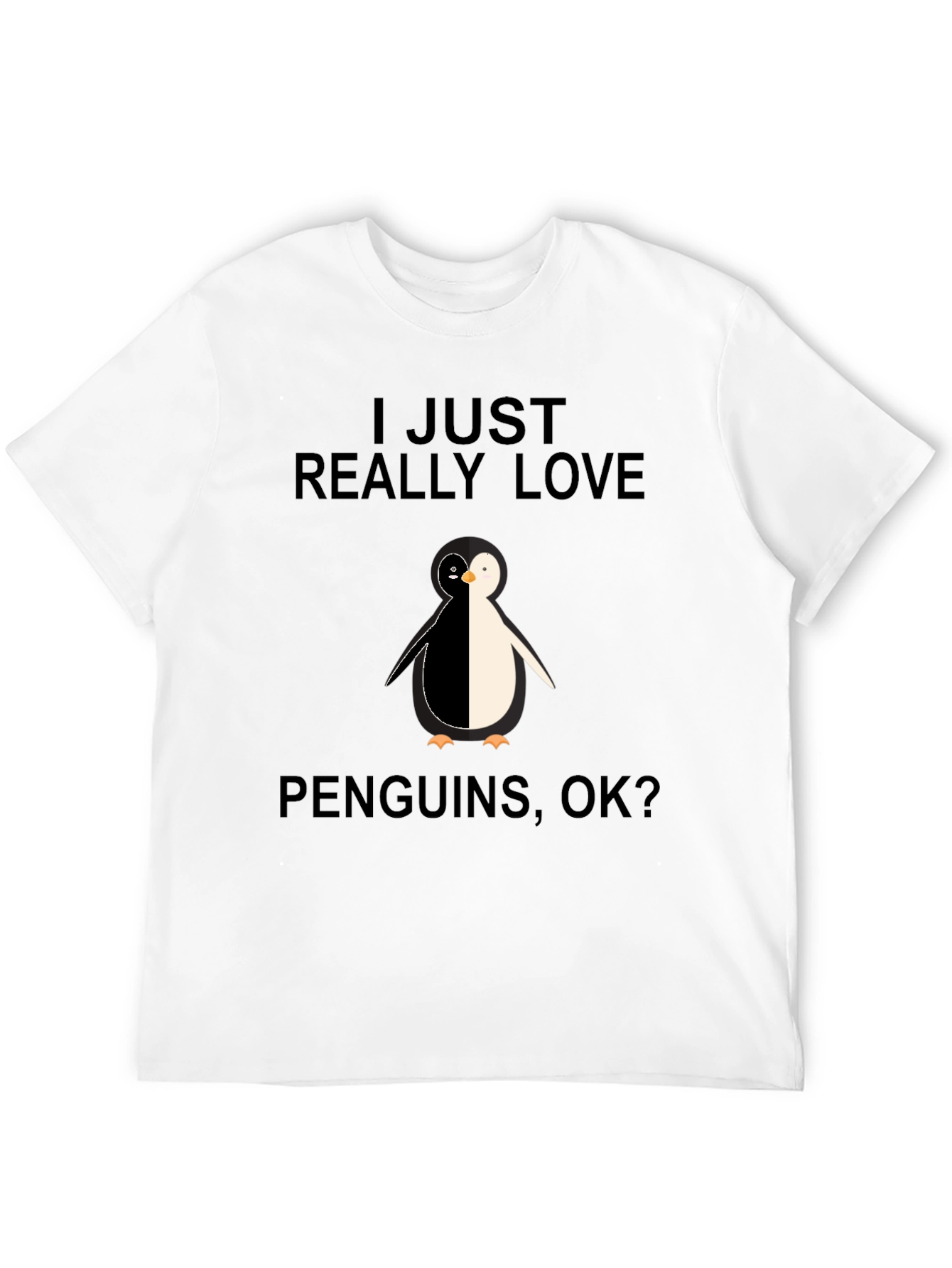 I Love Penguins Graphic T-Shirt