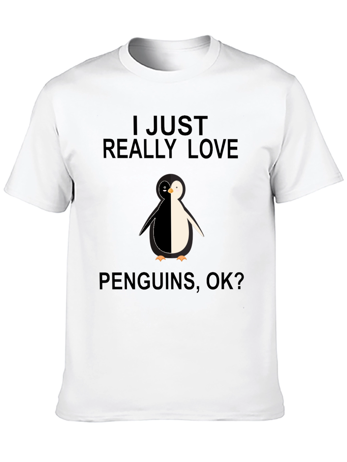 I Love Penguins Graphic T-Shirt