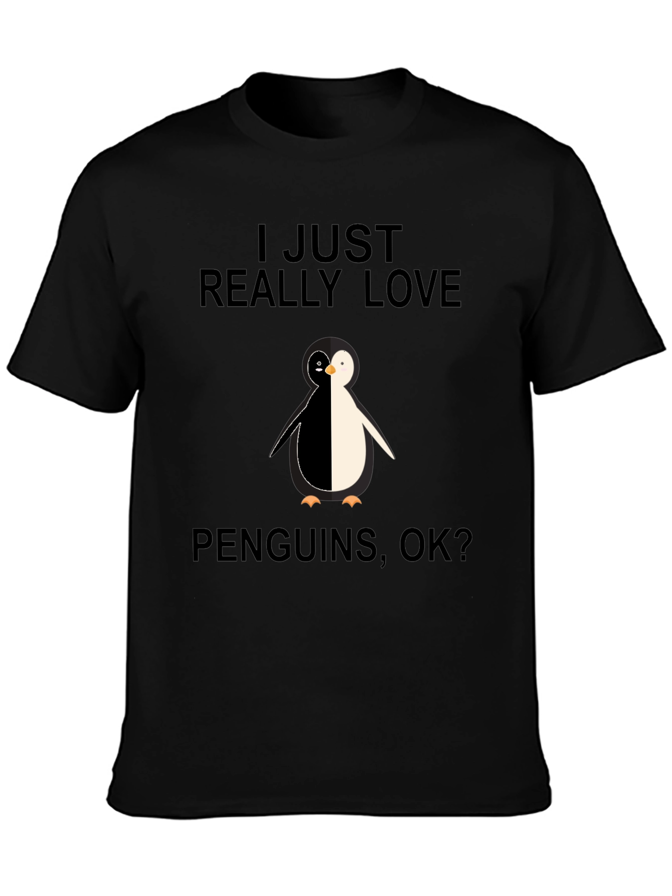 I Love Penguins Graphic T-Shirt