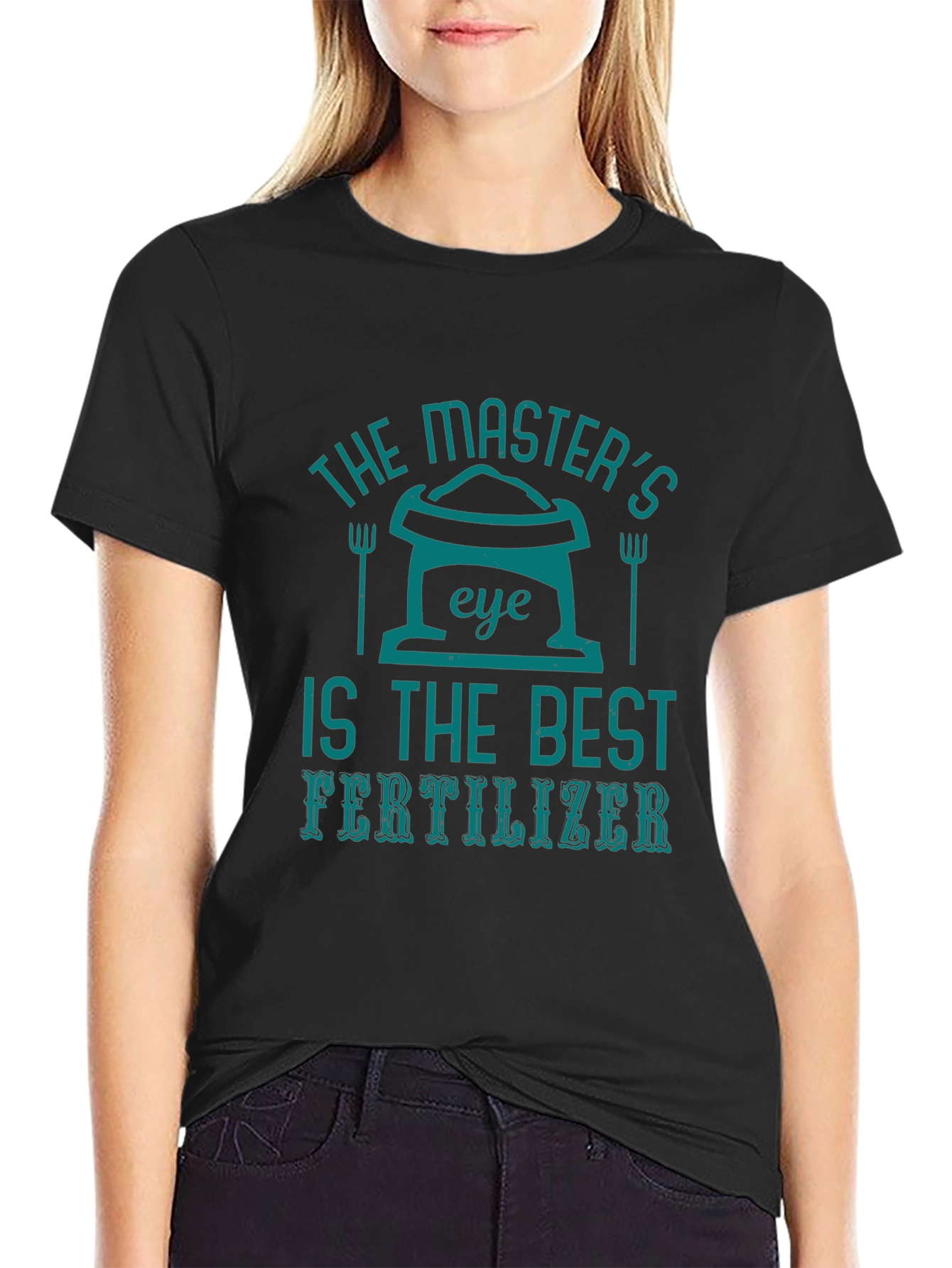 Masters Eye Fertilizer T-Shirt - Black Cotton Tee