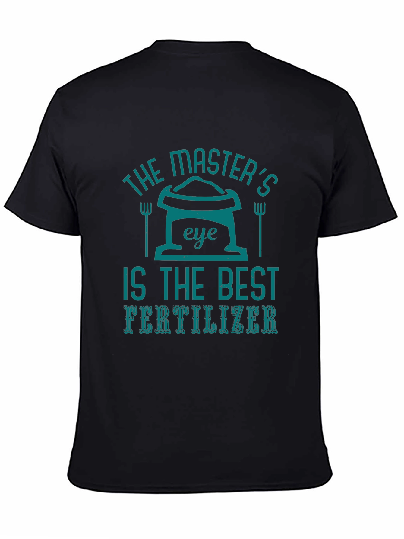 Masters Eye Fertilizer T-Shirt - Black Cotton Tee