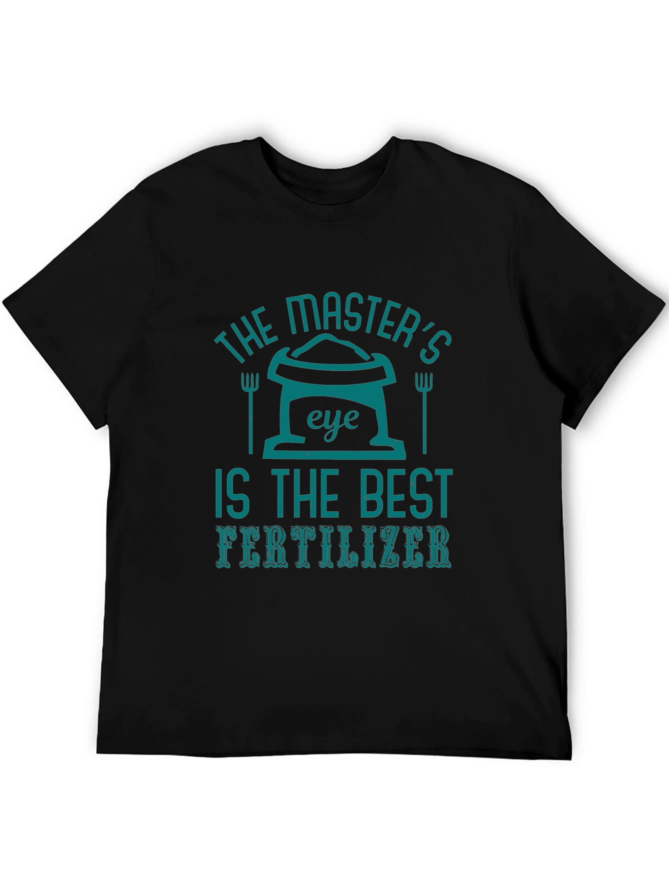 Masters Eye Fertilizer T-Shirt - Black Cotton Tee
